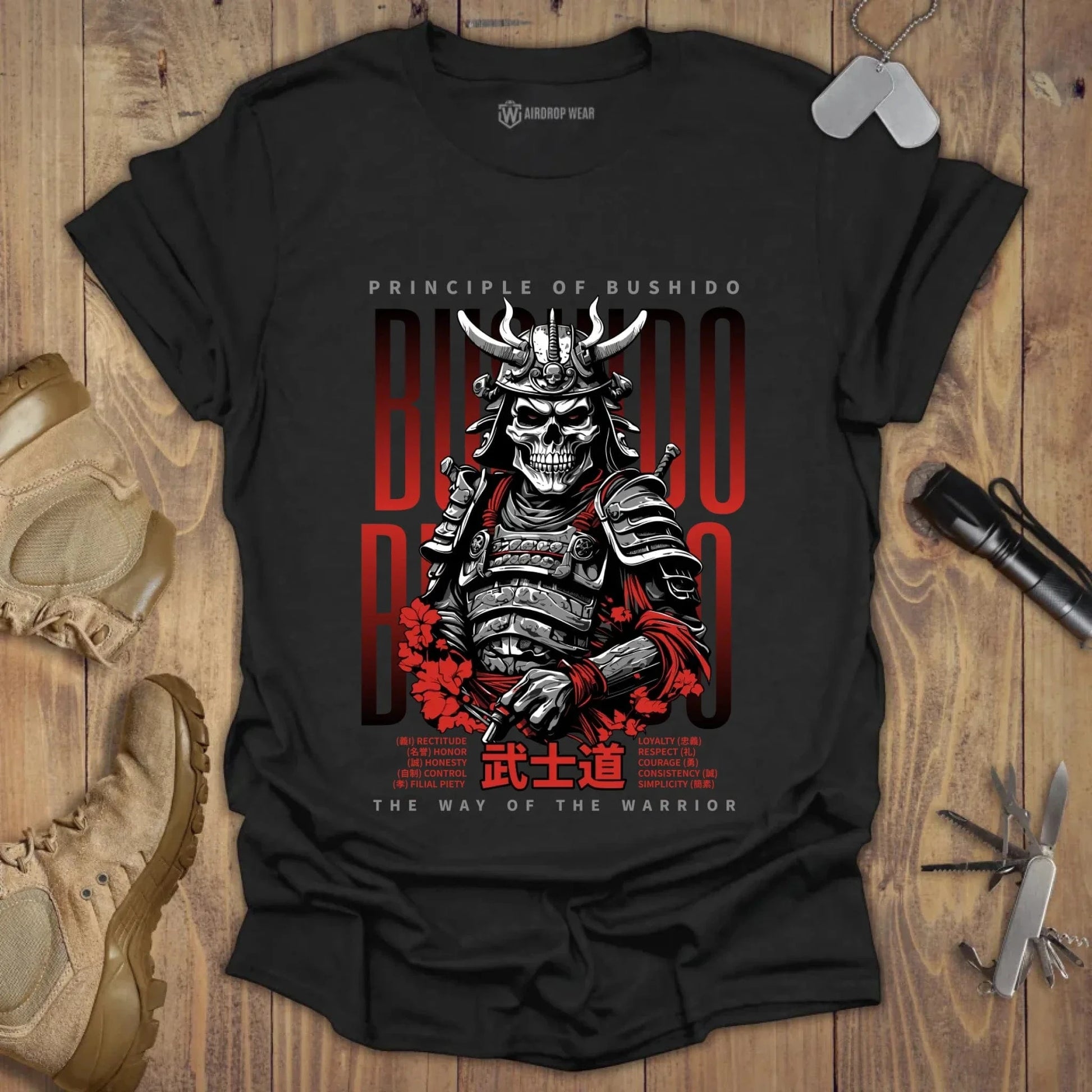 Bushido Principle T-shirt Black