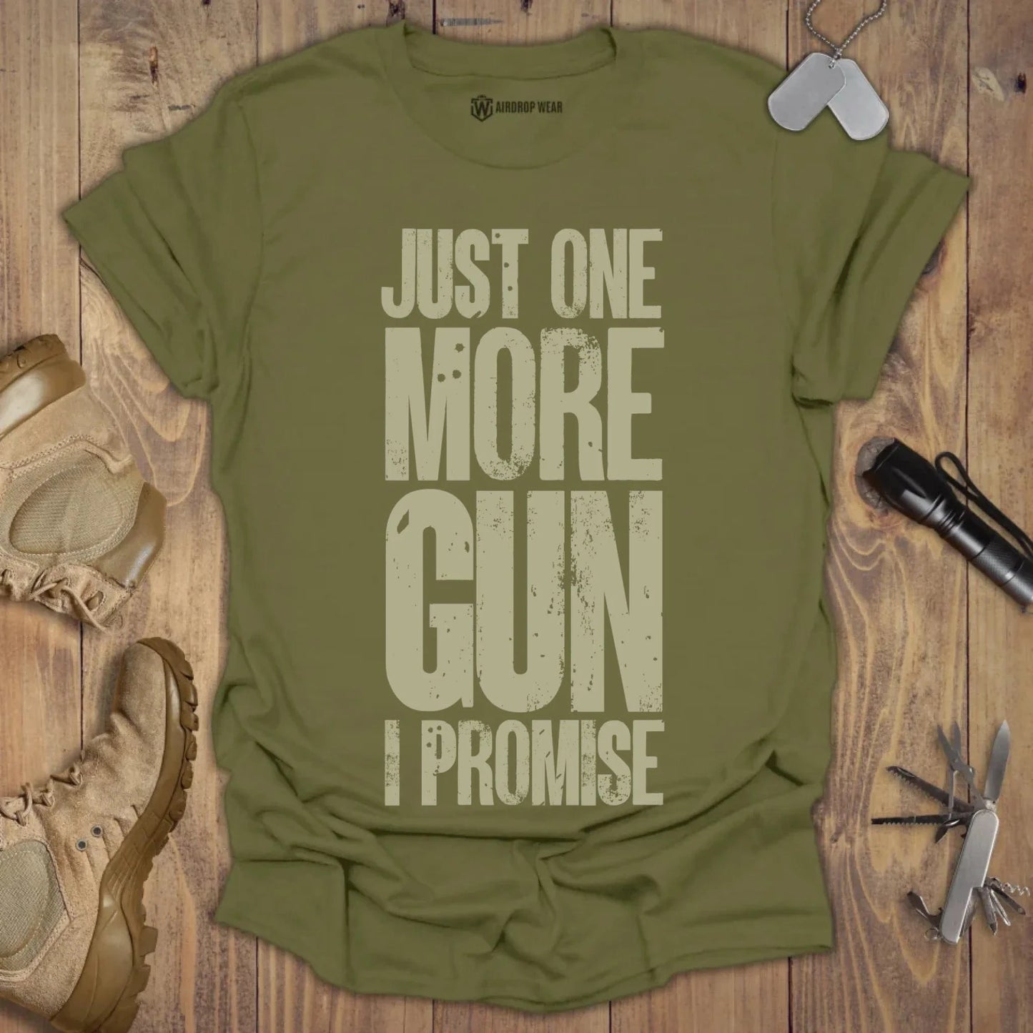 Just One More T-shirt Military Green