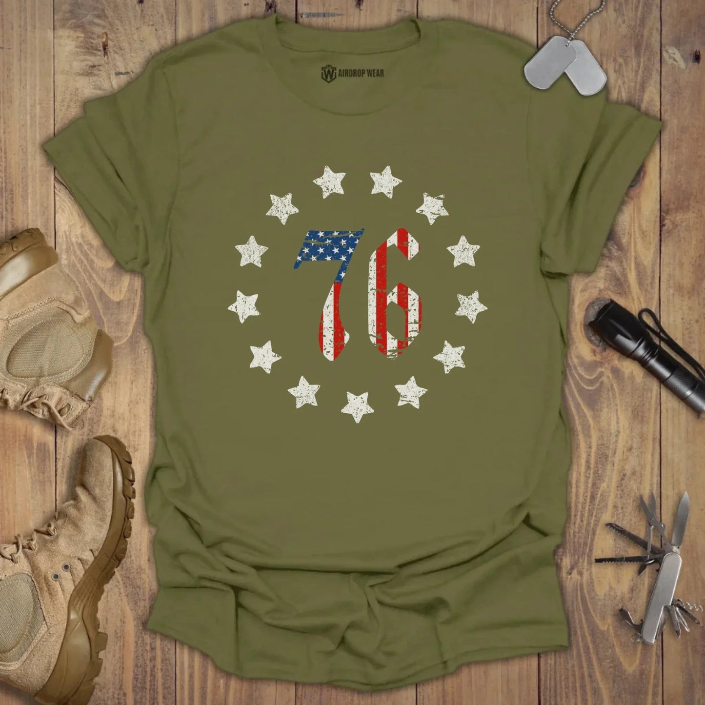 76 T-shirt Military Green