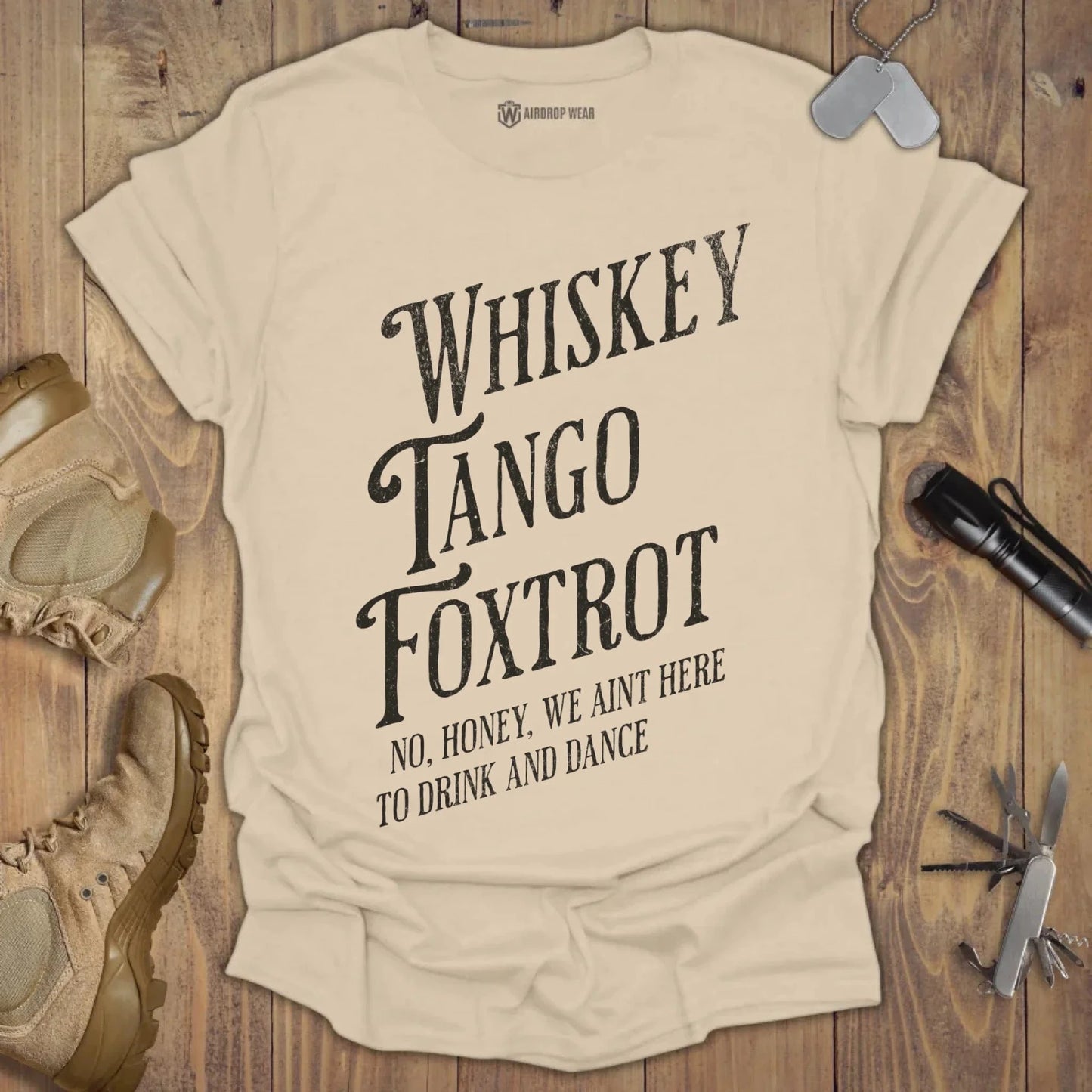 Drink And Dance T-shirt Sand