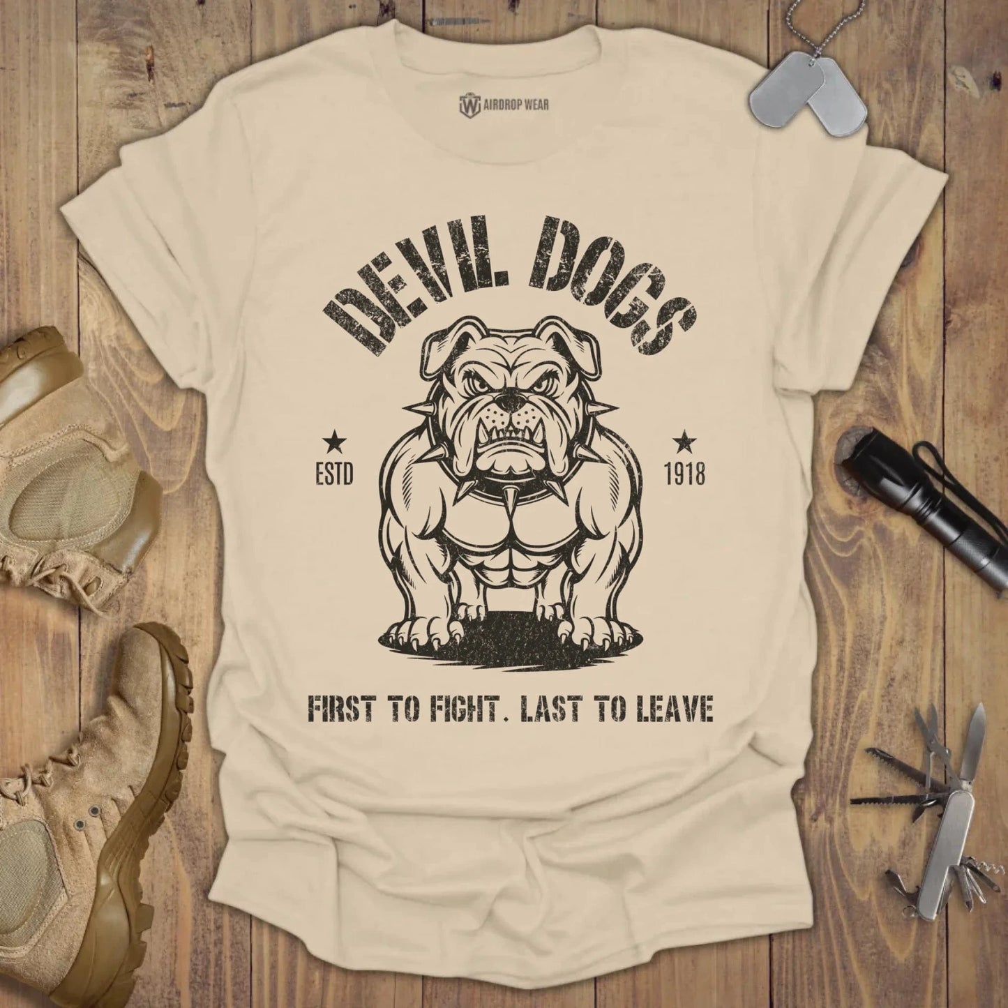 Devil Dogs T-shirt Sand