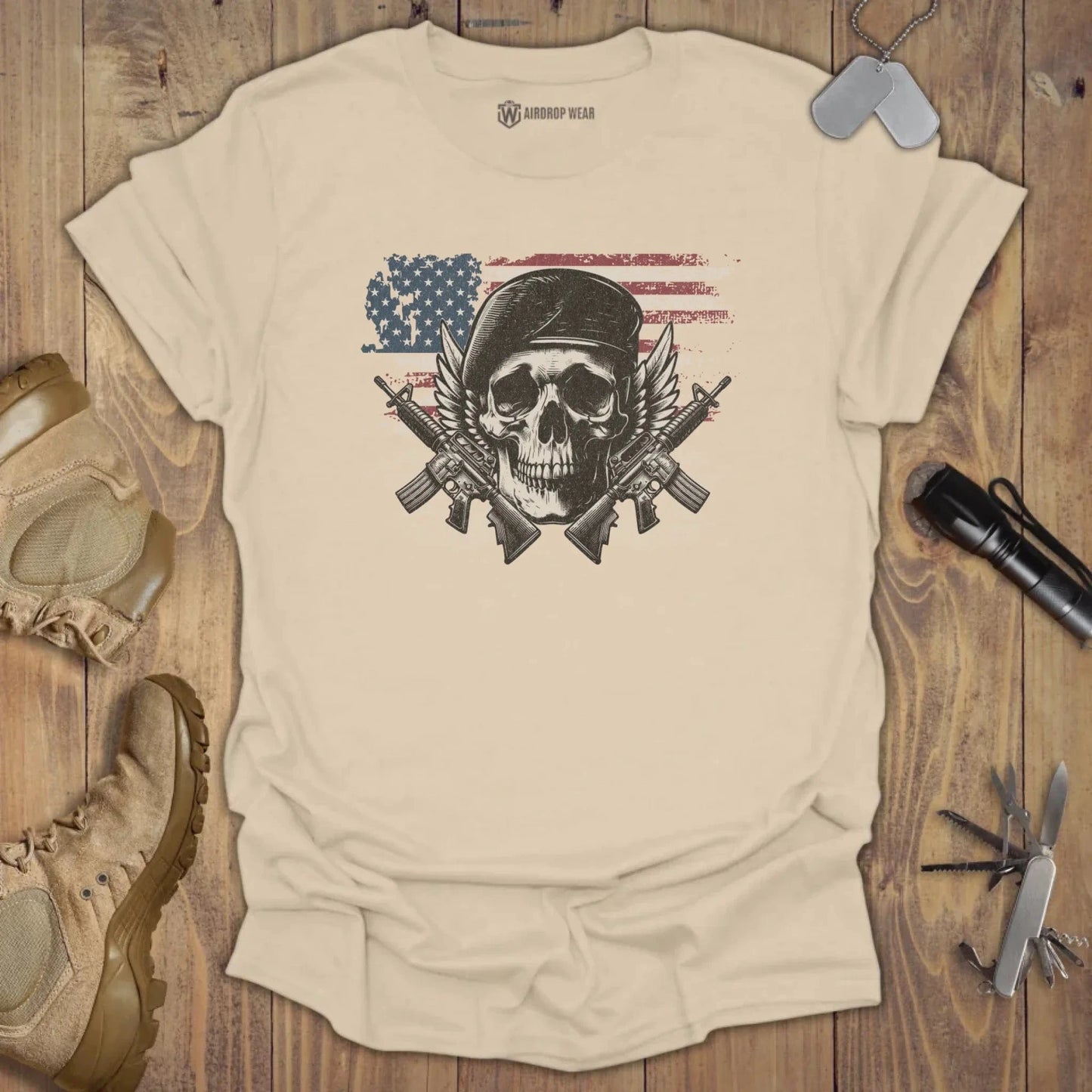 Green Beret T-shirt Sand