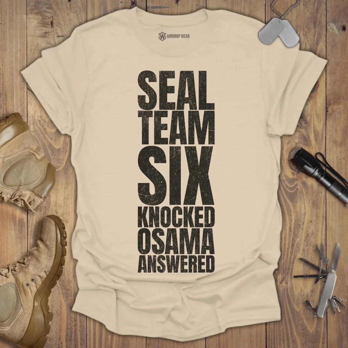 Seal Team Six T-shirt Sand