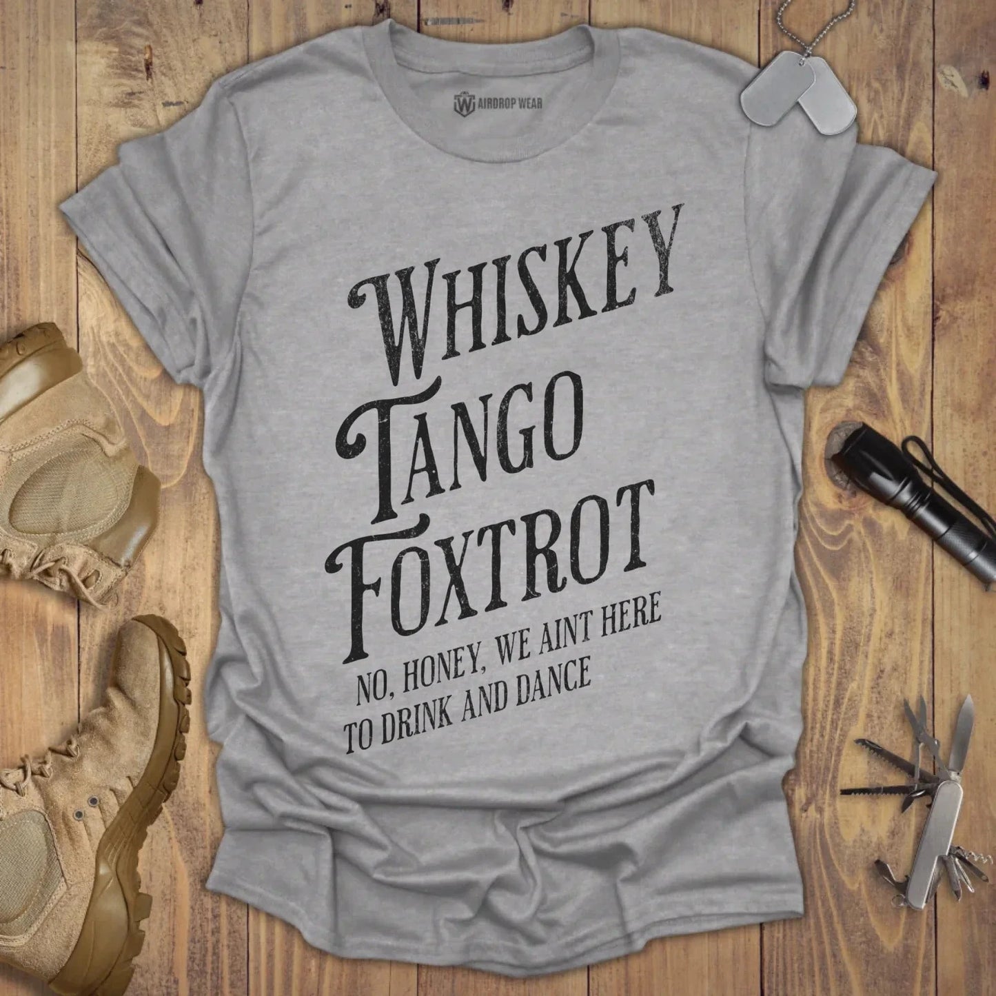 Drink And Dance T-shirt Sport Grey