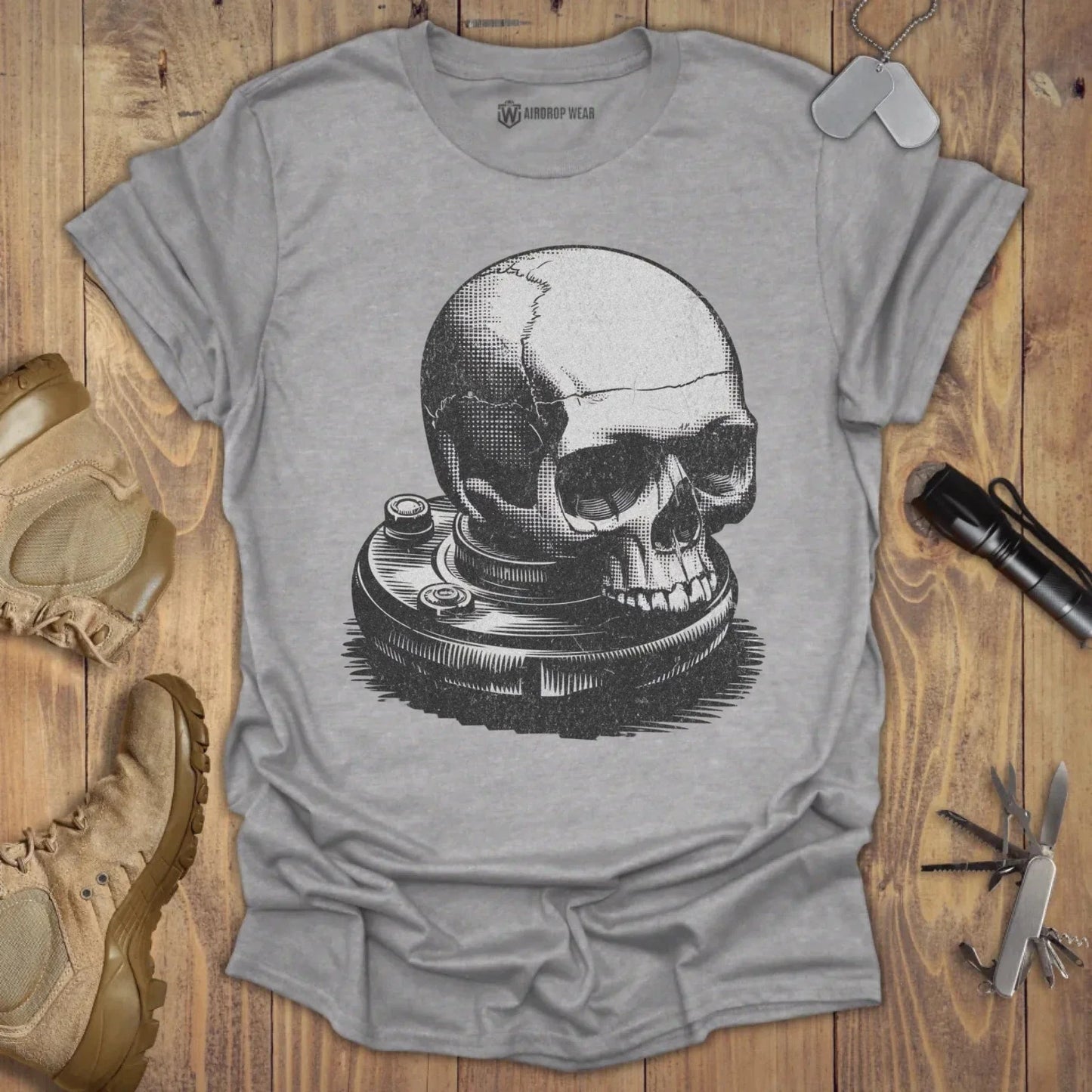 Anti-Tank Mine T-shirt Sport Grey