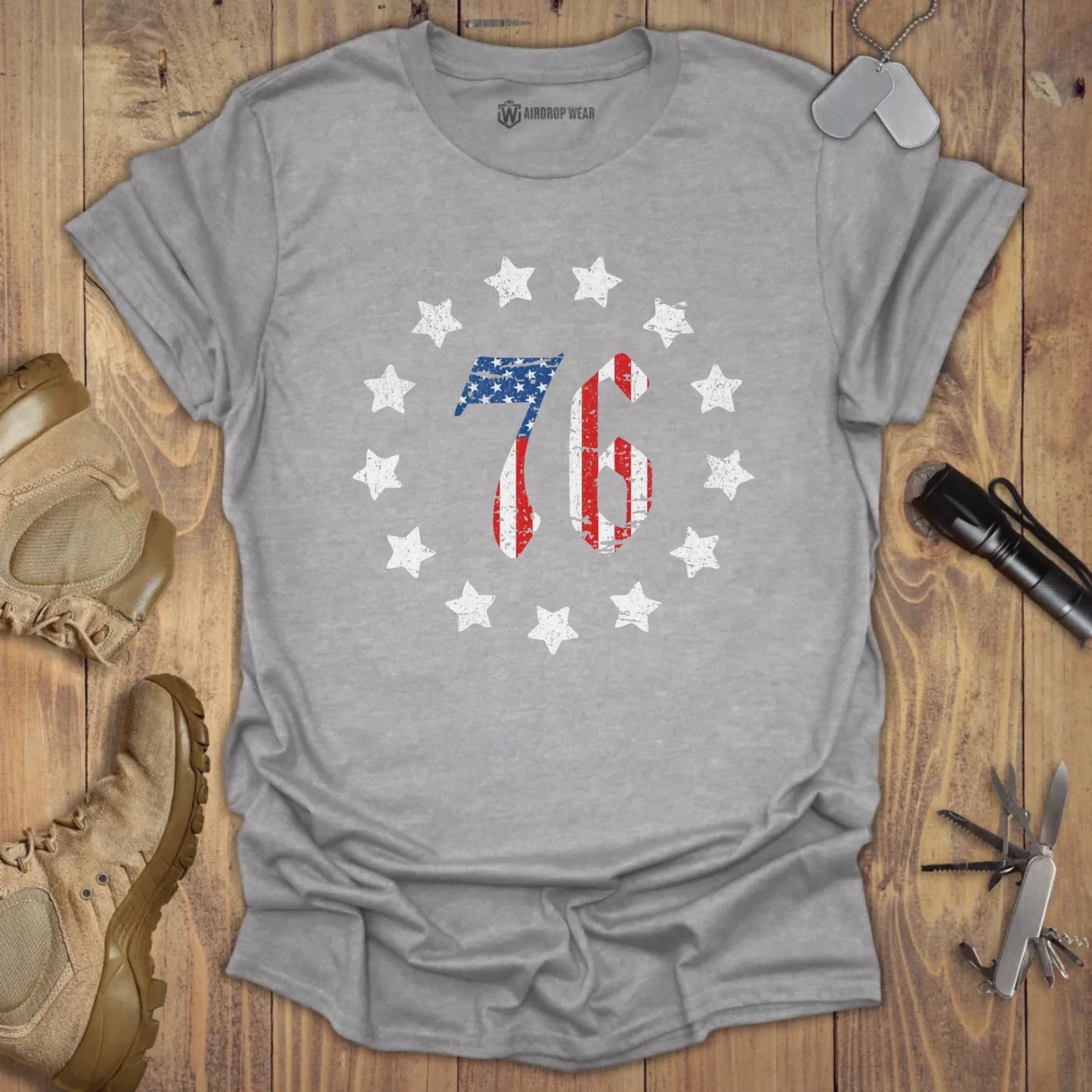 76 T-shirt Sport Grey