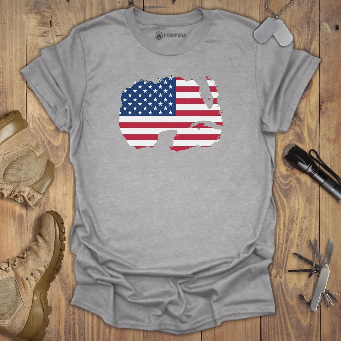 Gulf Of America T-shirt Sport Grey