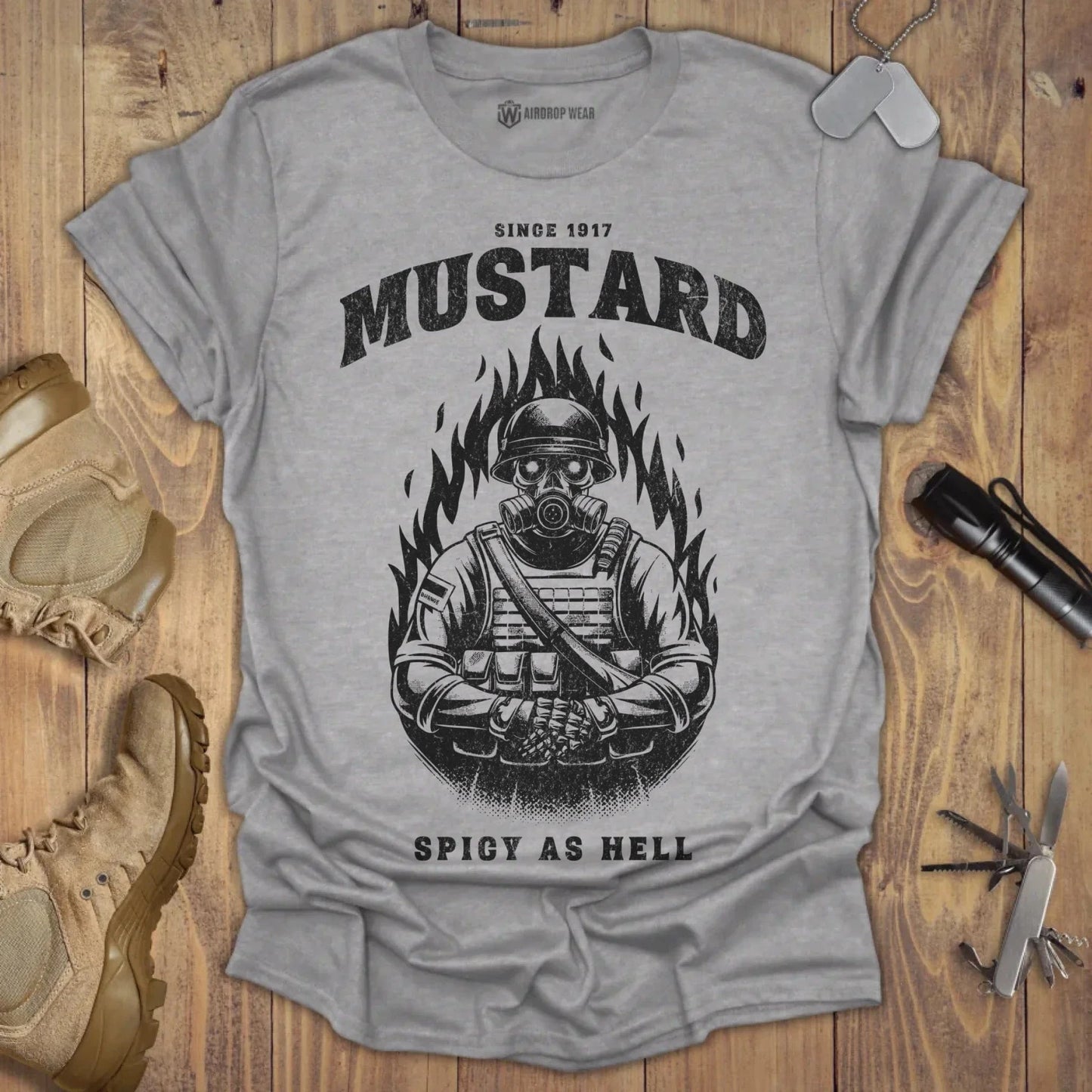 Spicy As Hell Since 1917 T-shirt Sport Grey