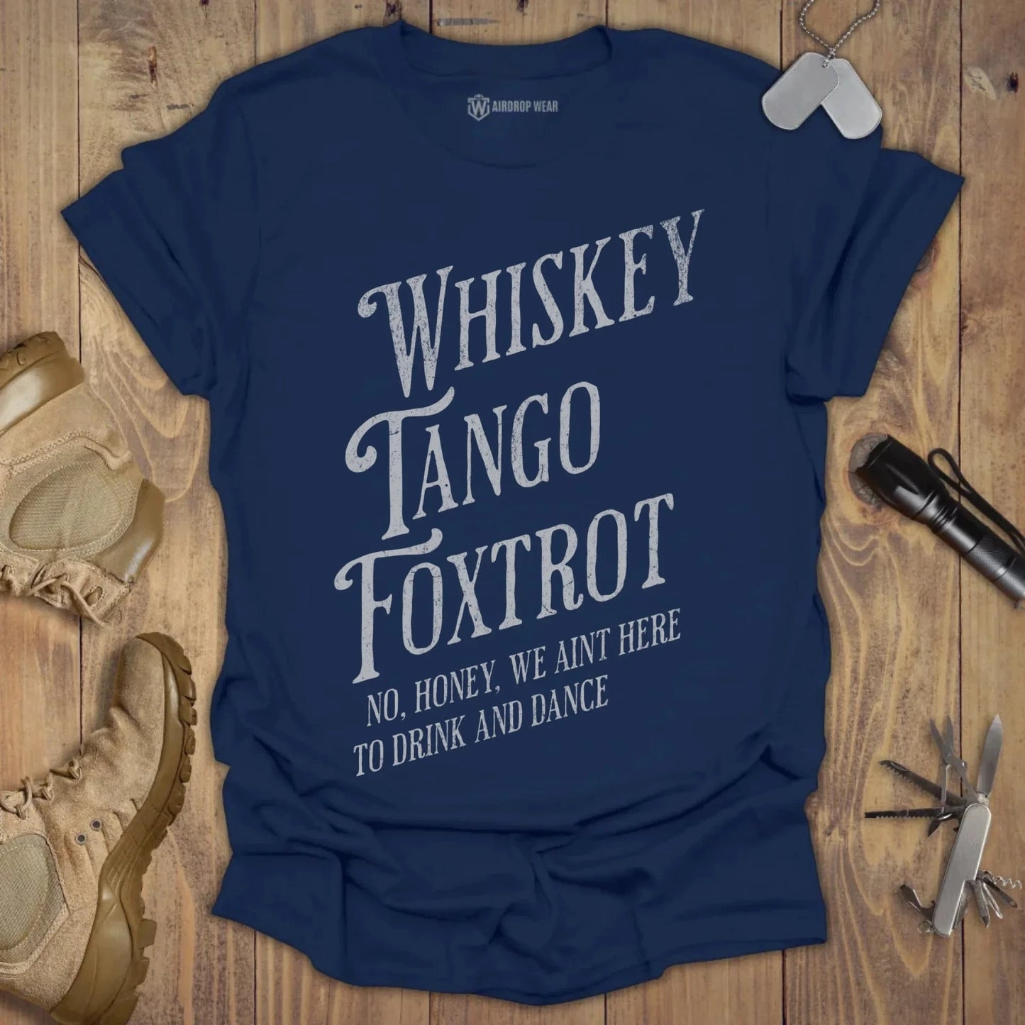 Drink And Dance T-shirt Navy