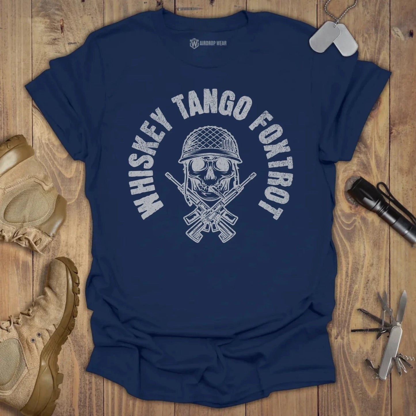 Whiskey Tango Foxtrot T-shirt Navy