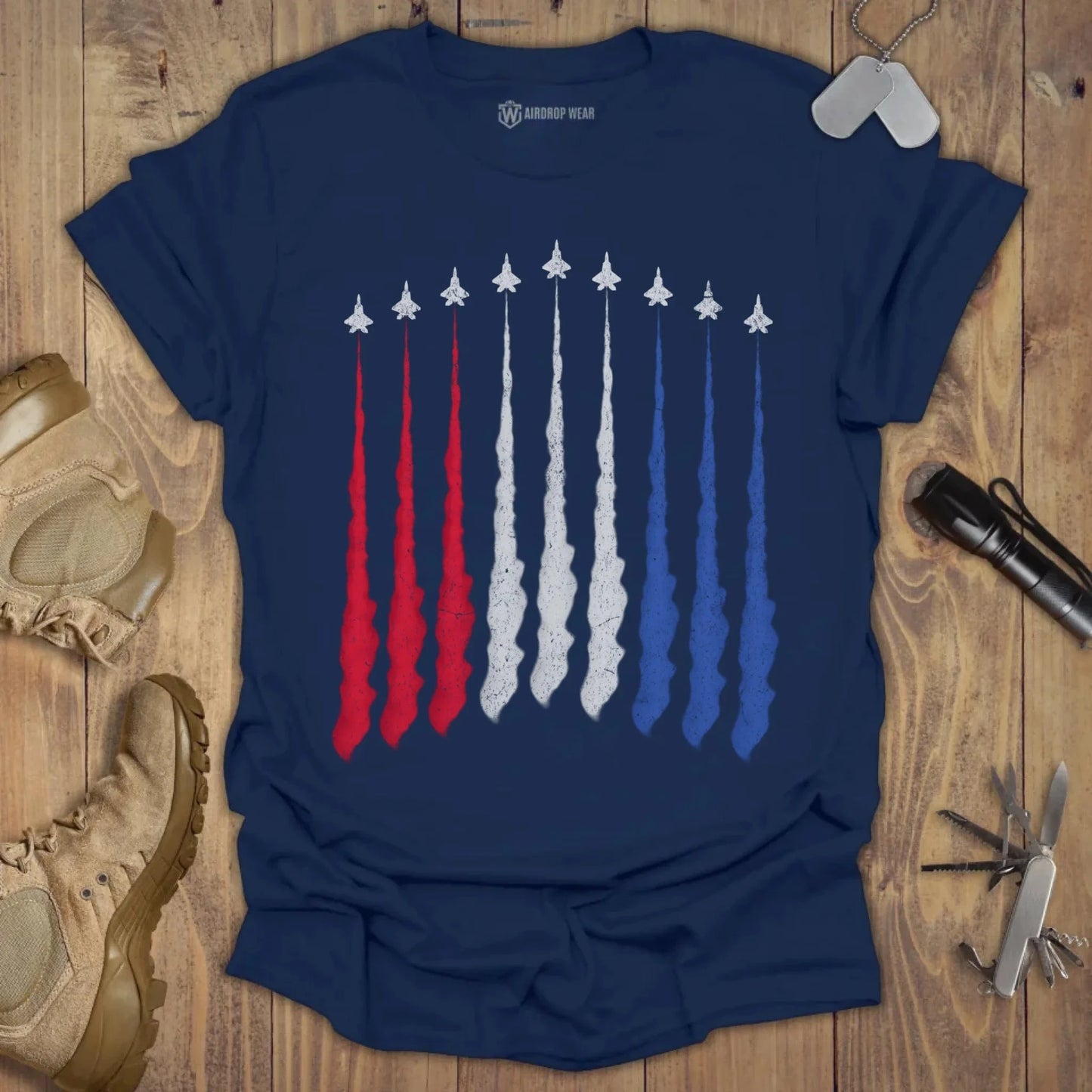 America Airshow T-shirt Navy