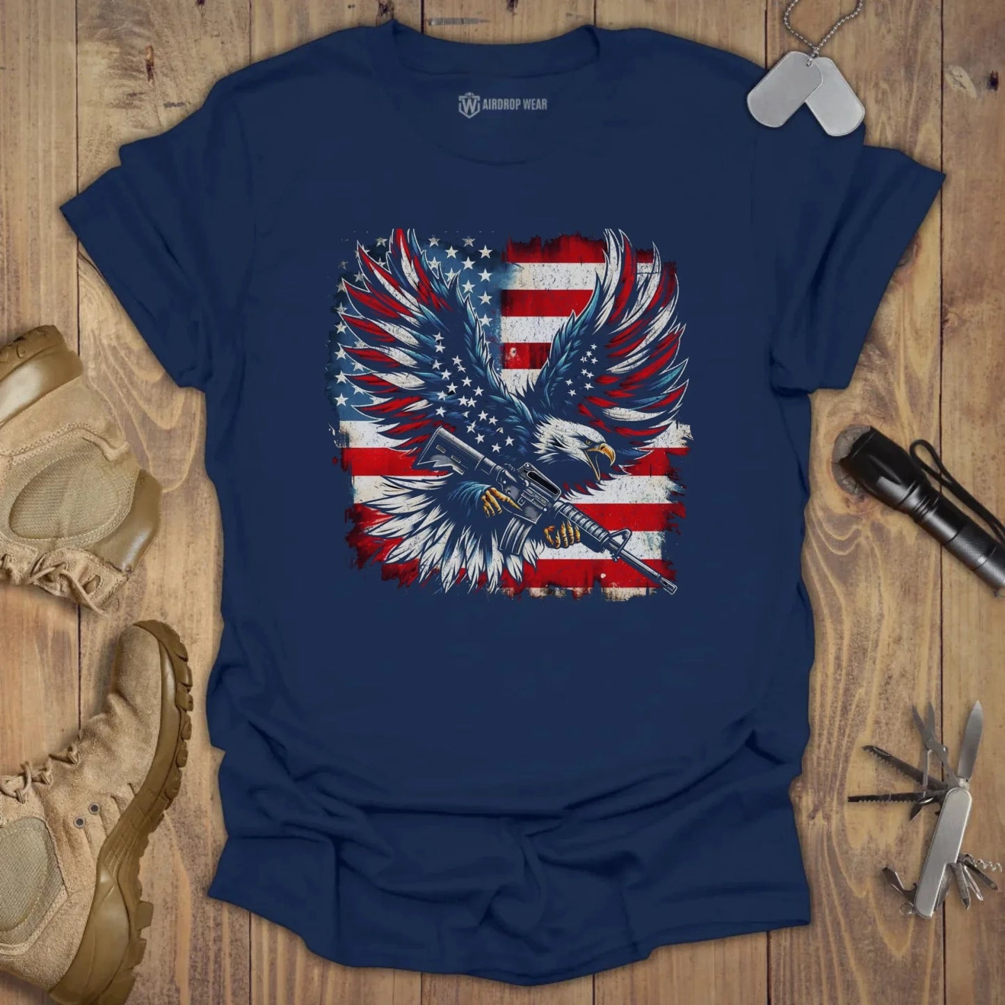 America T-shirt Navy