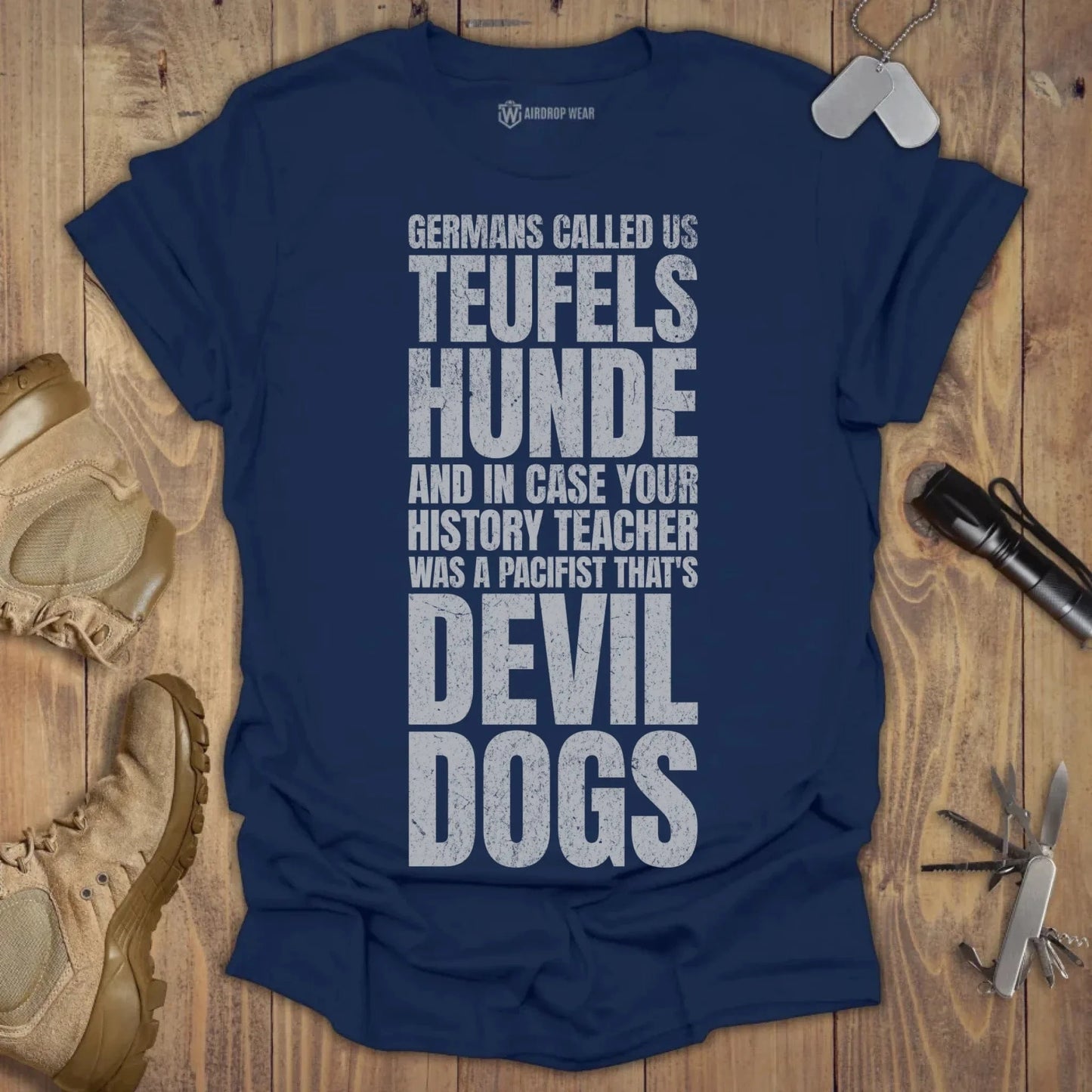 Devil Dogs T-shirt Navy