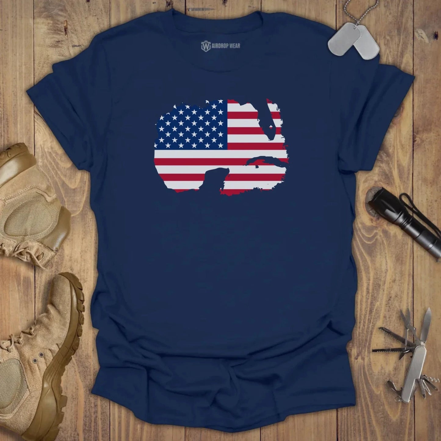 Gulf Of America T-shirt Navy
