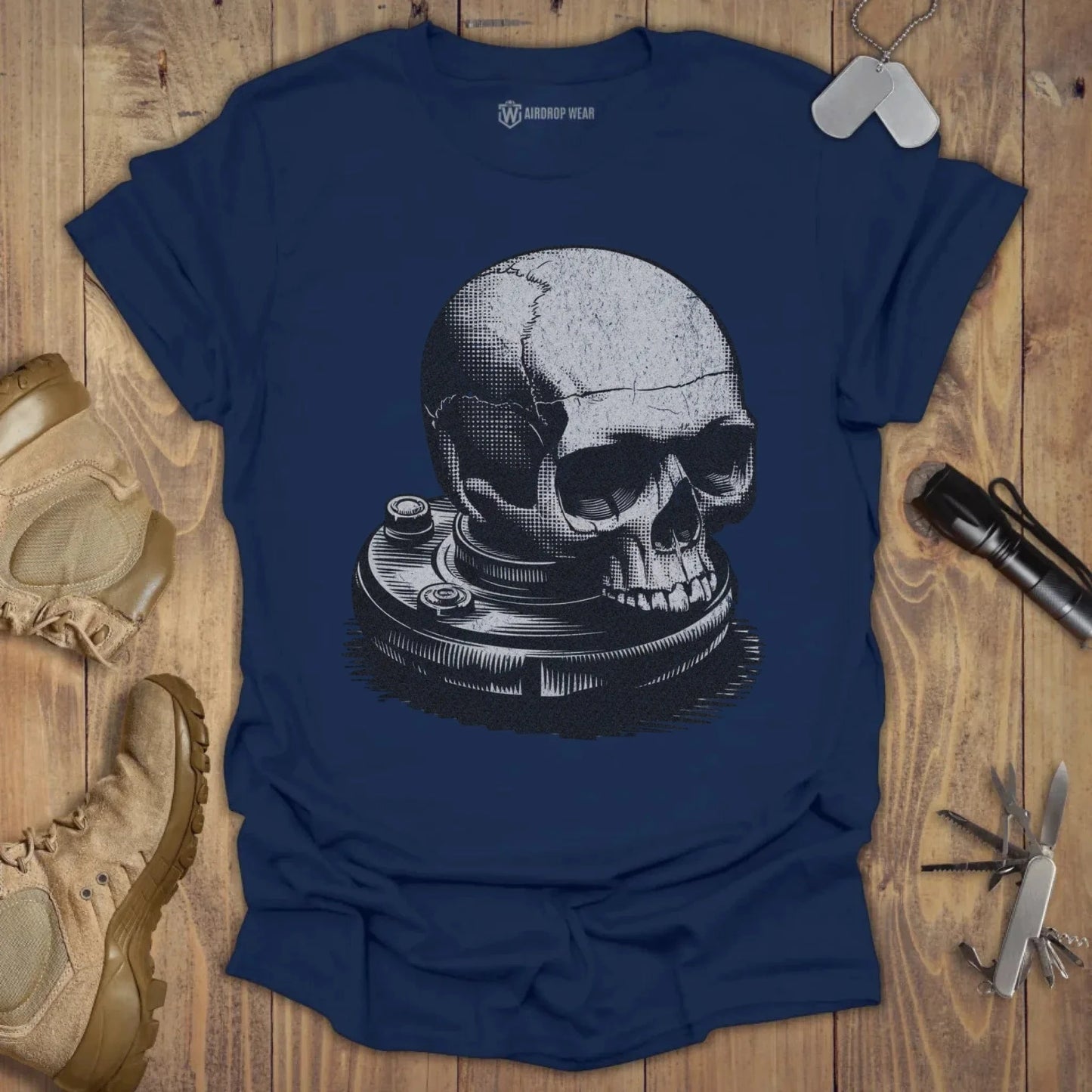 Anti-Tank Mine T-shirt Navy