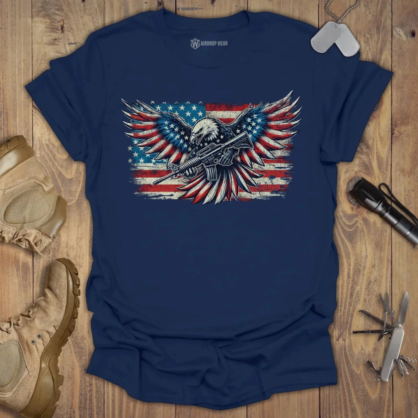 America T-shirt Navy