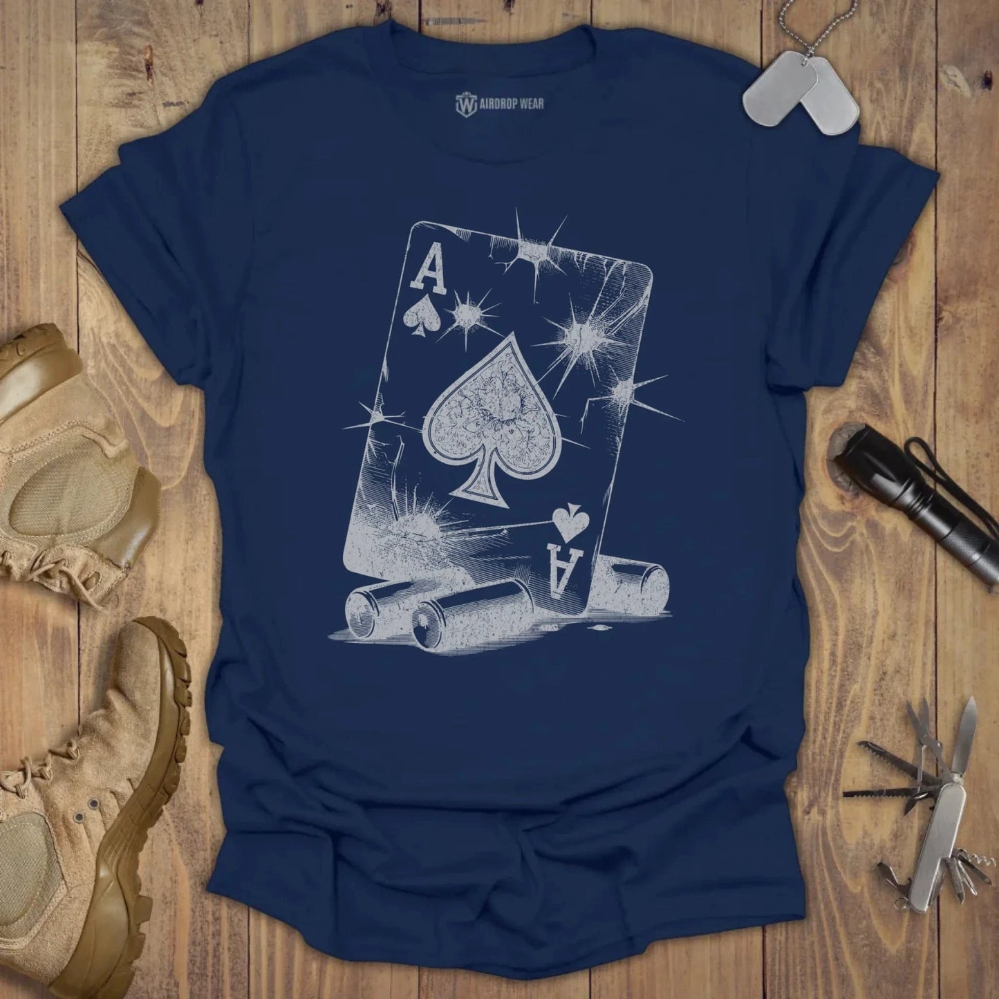 Ace Of Spades T-shirt Navy