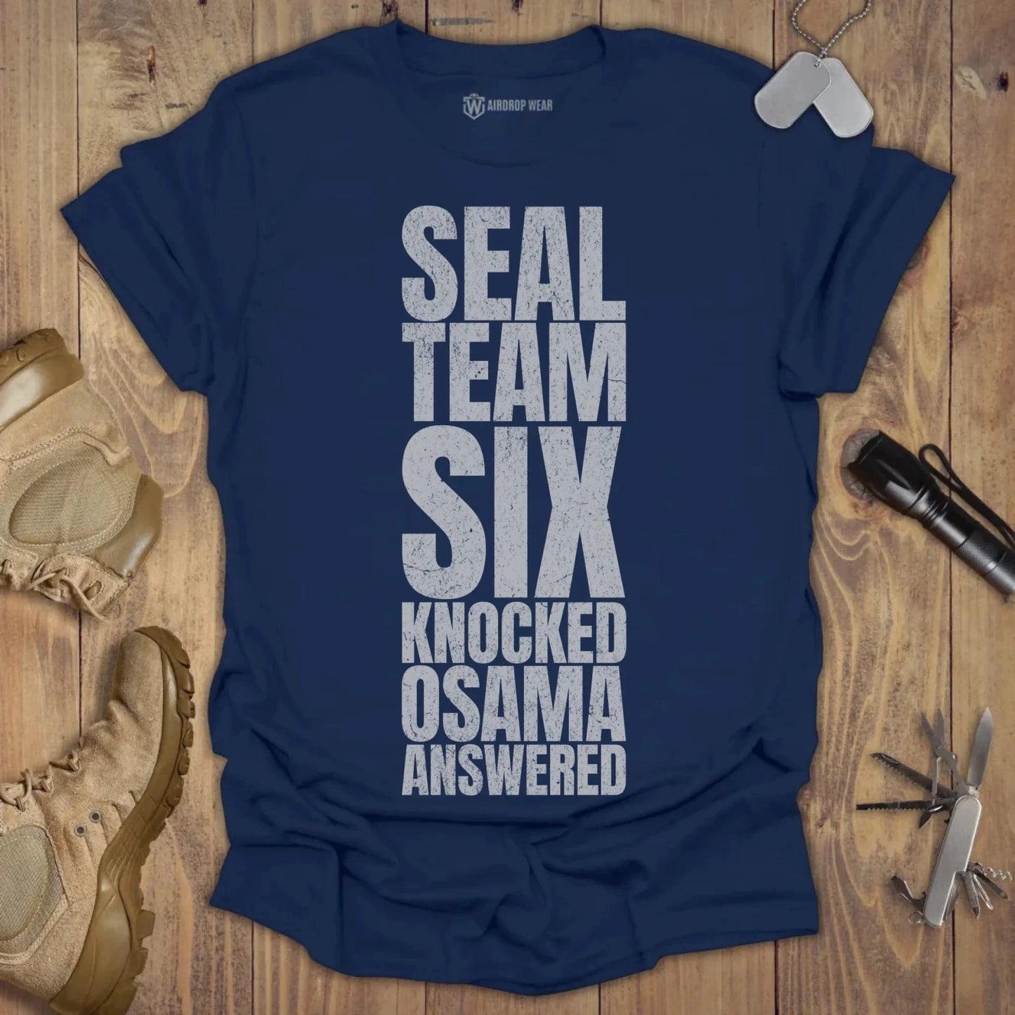 Seal Team Six T-shirt Navy