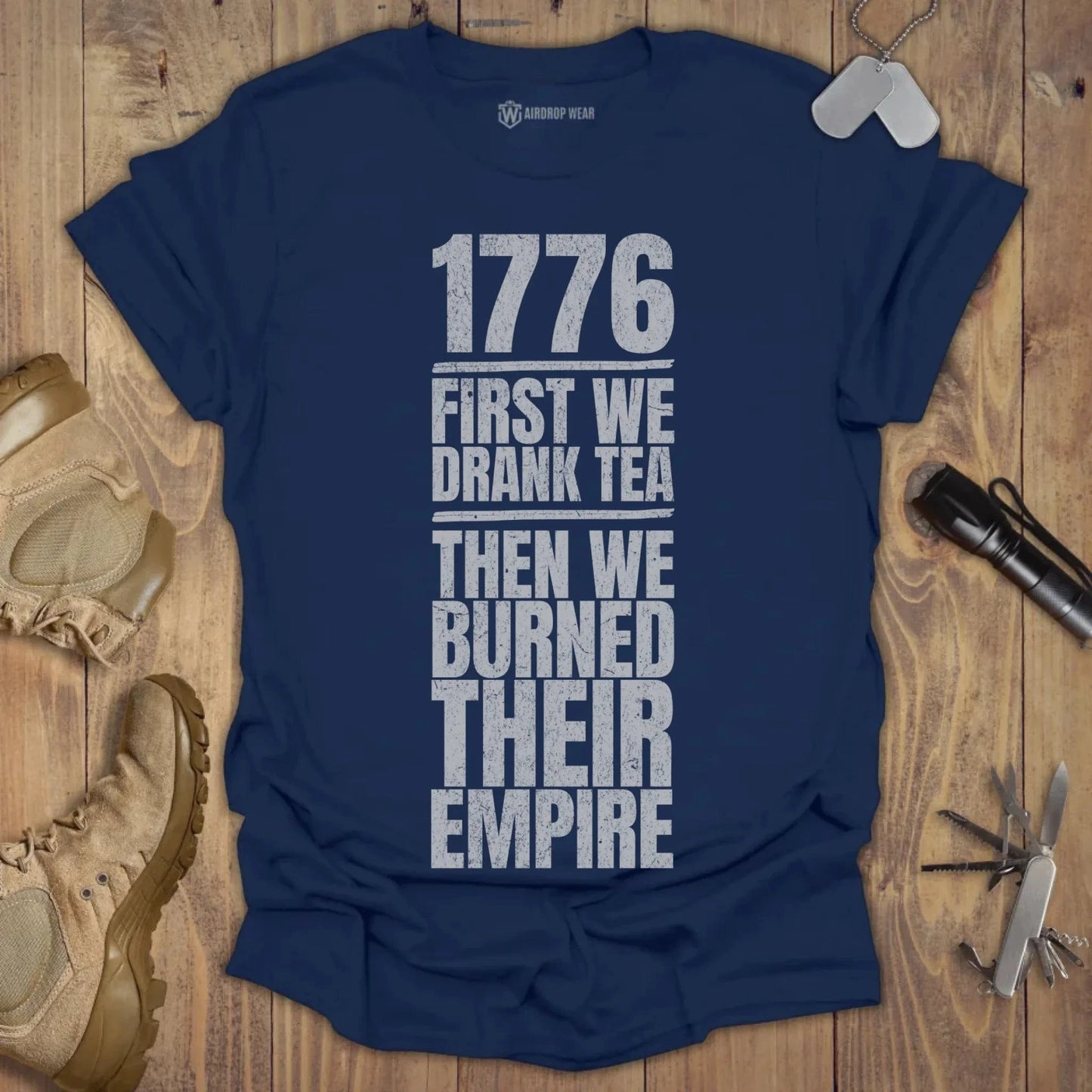 1776 T-shirt Navy