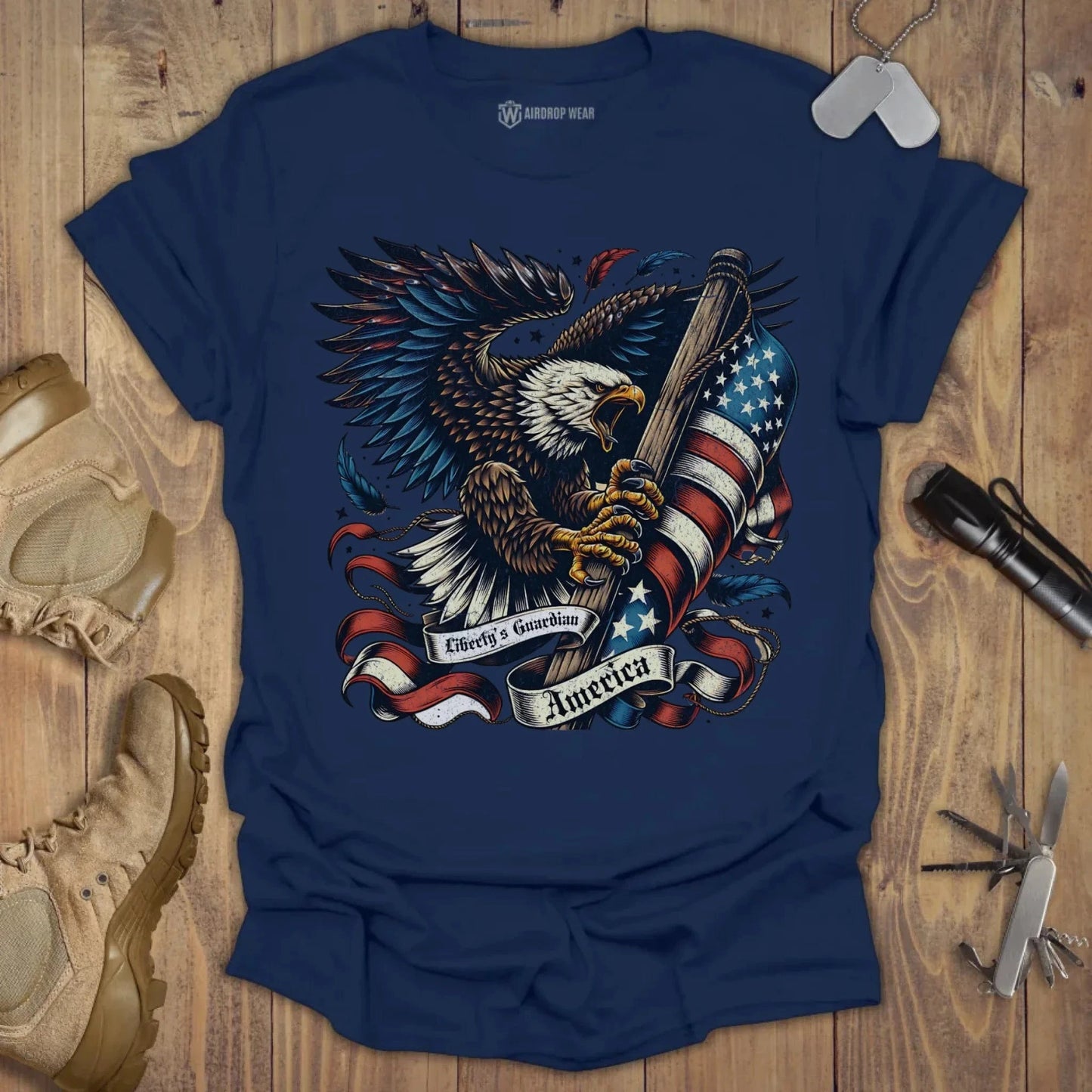 Liberty's Guardian T-shirt Navy