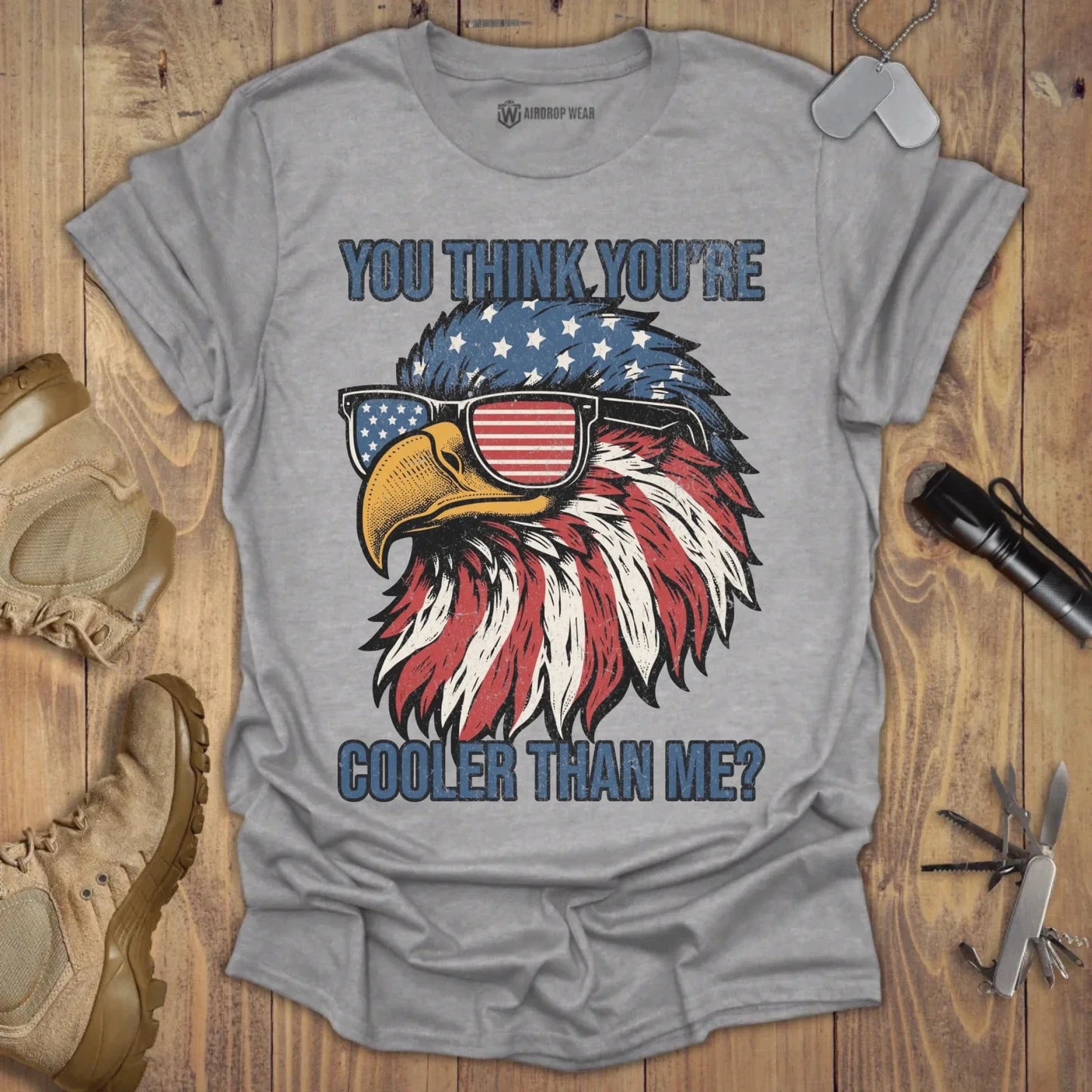 Cooler Than Me T-shirt Sport Grey