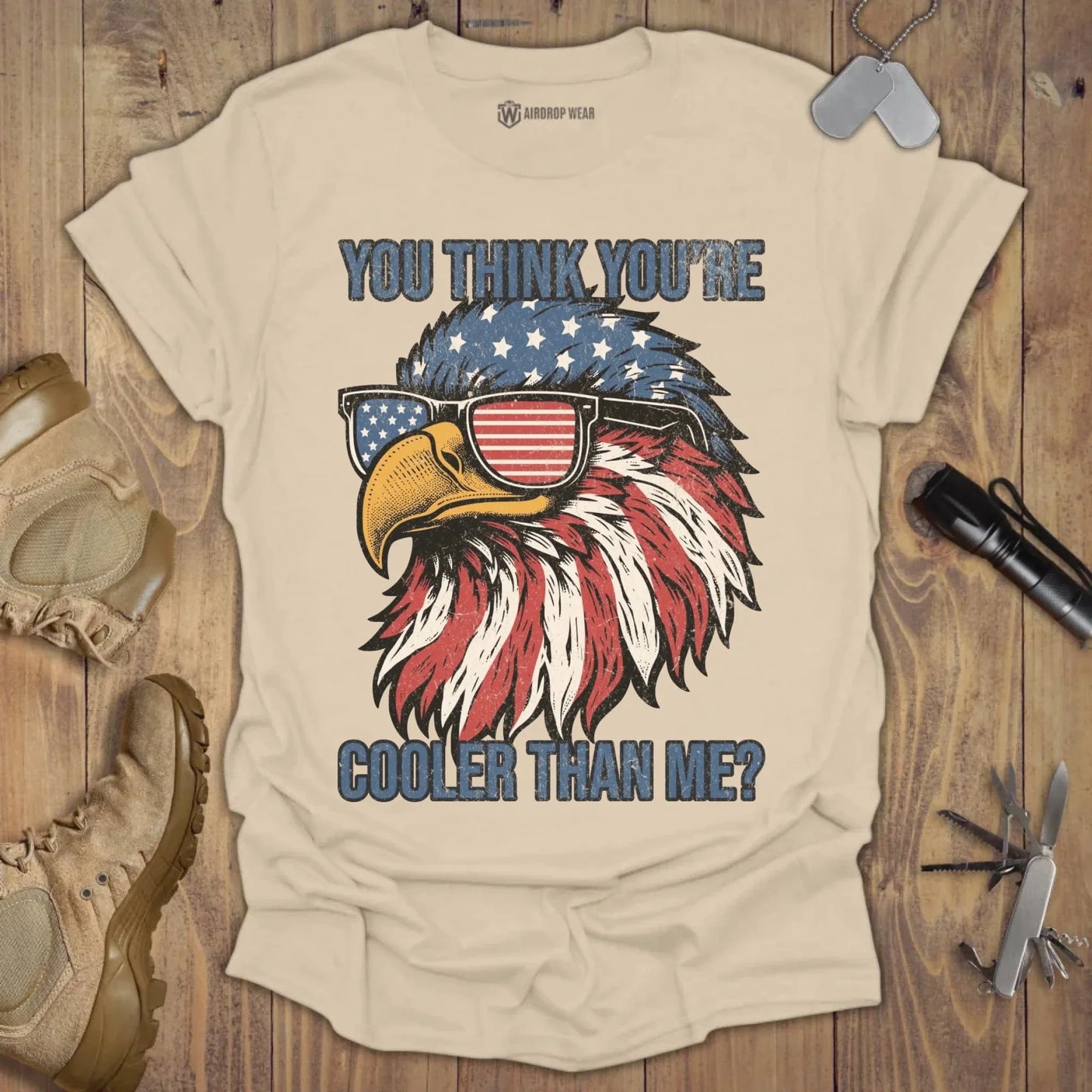 Cooler Than Me T-shirt Sand