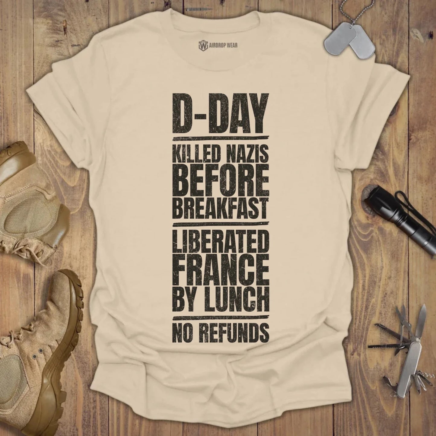 D-Day T-shirt Sand
