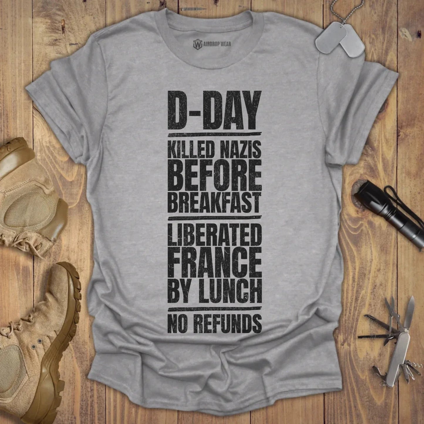 D-Day T-shirt Sport Grey