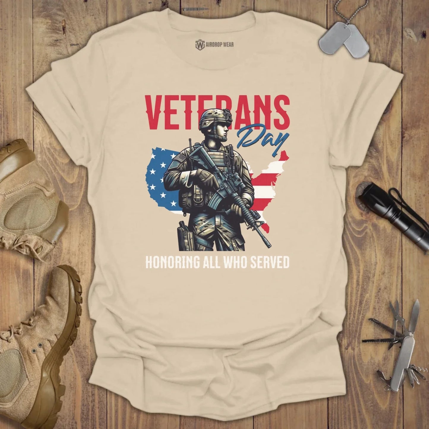 Veterans Day T-shirt Sand