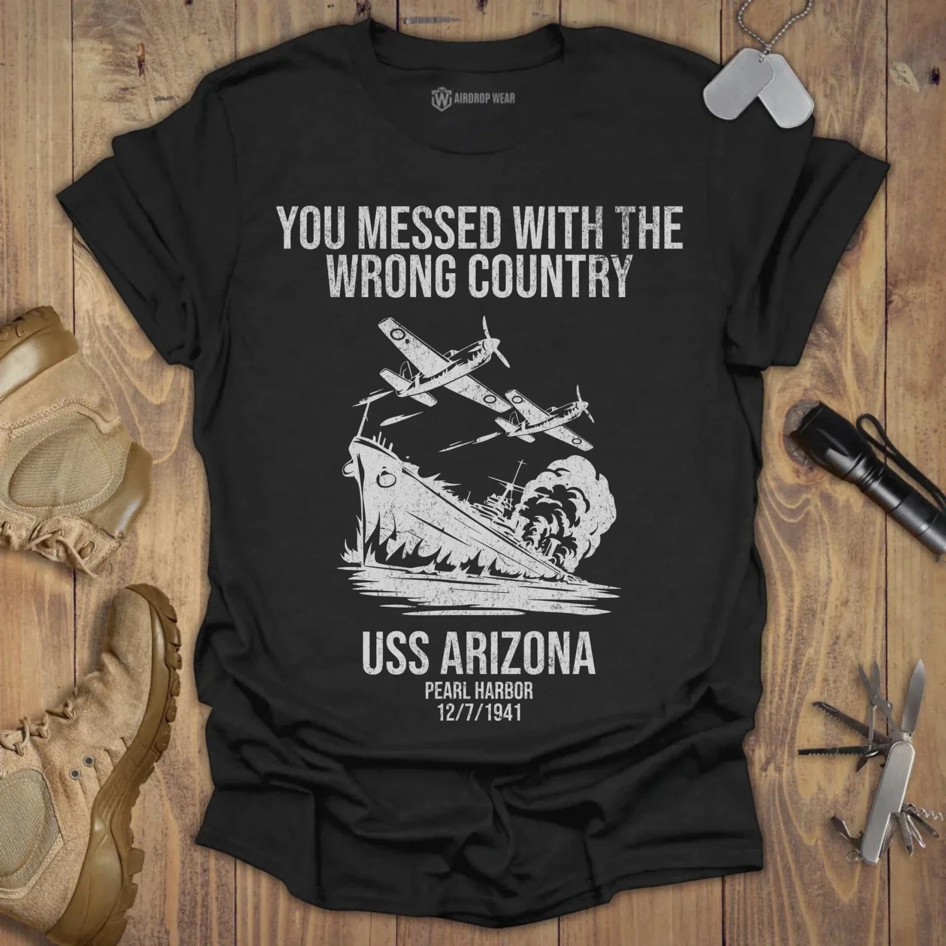 Pearl Harbor T-shirt Black