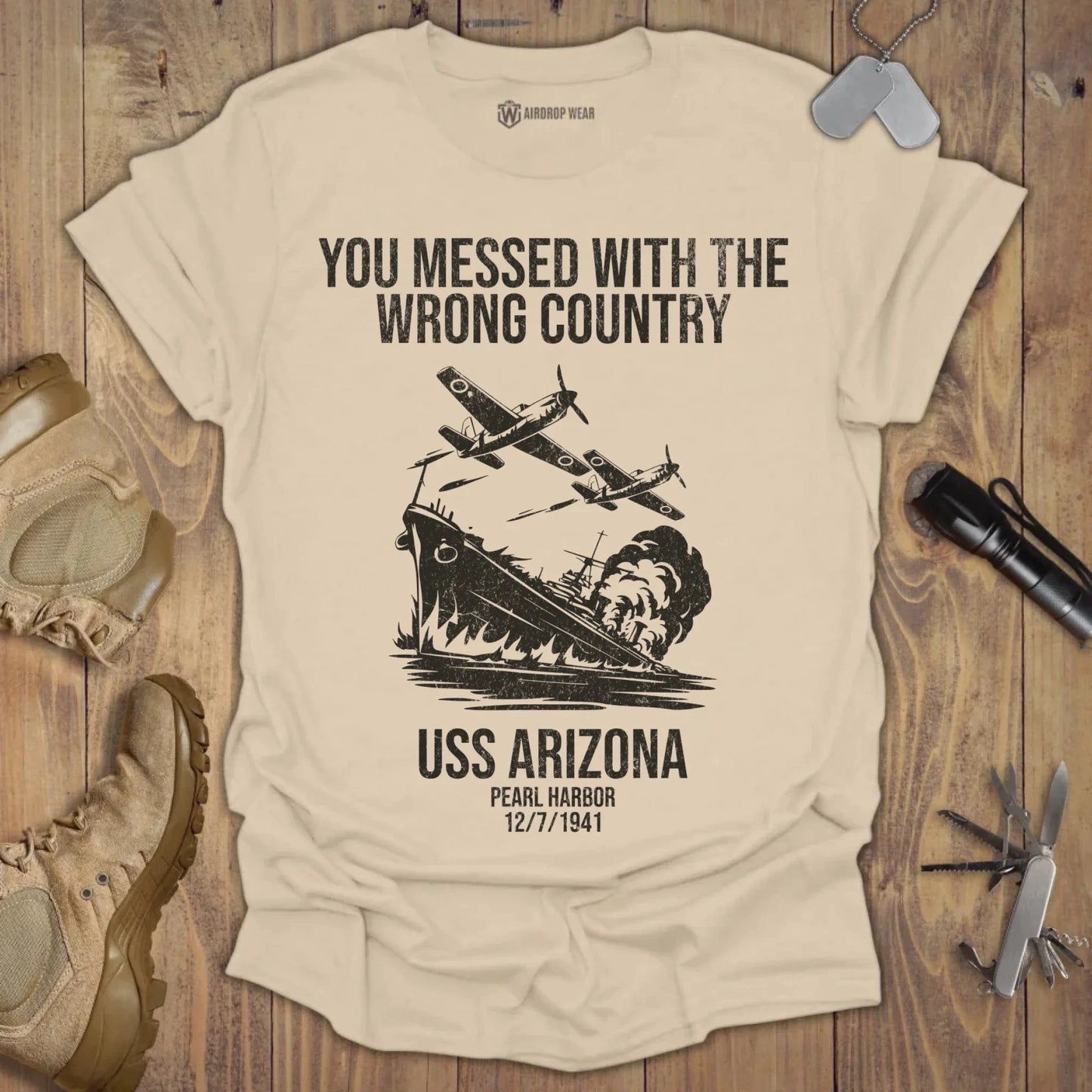 Pearl Harbor T-shirt Sand