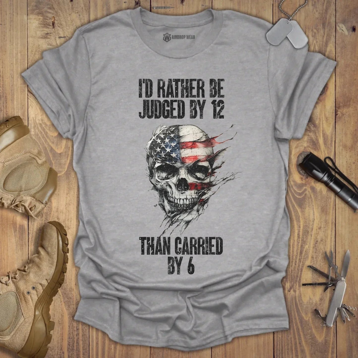 Judged By 12 T-shirt Sport Grey