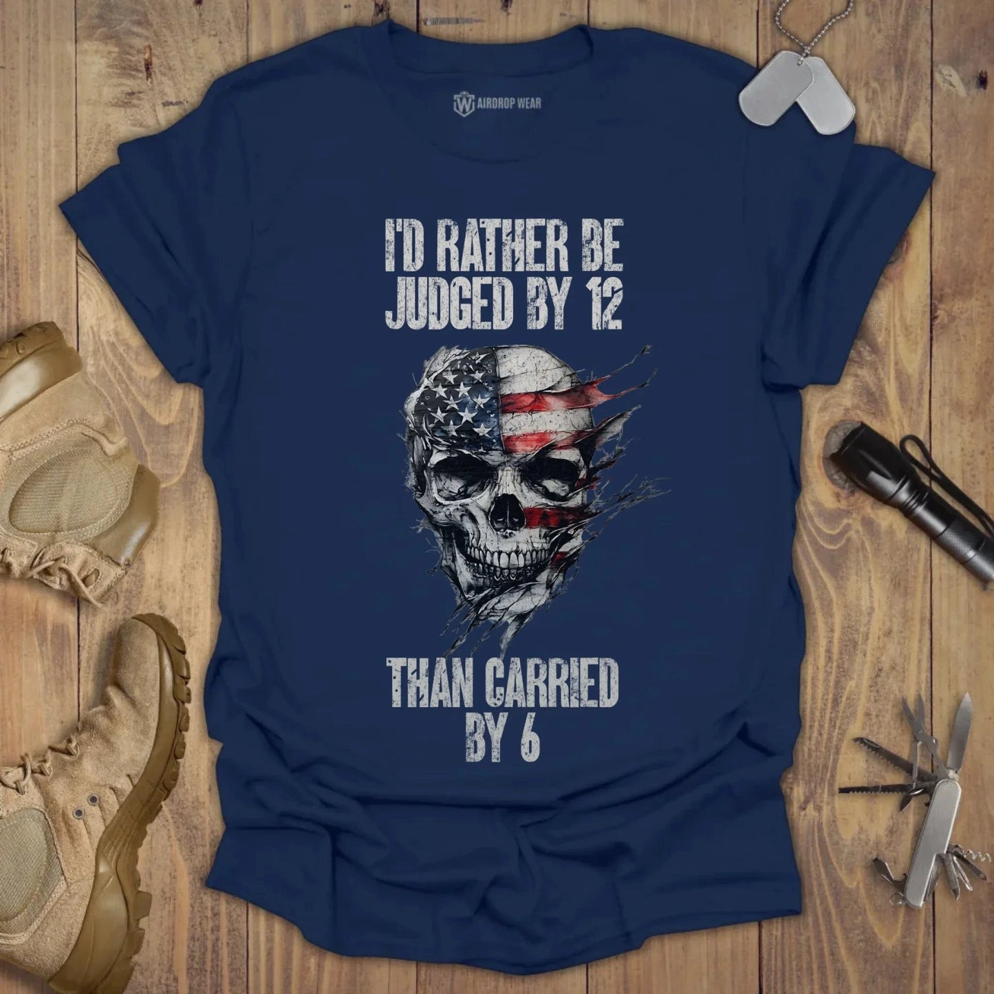 Judged By 12 T-shirt Navy