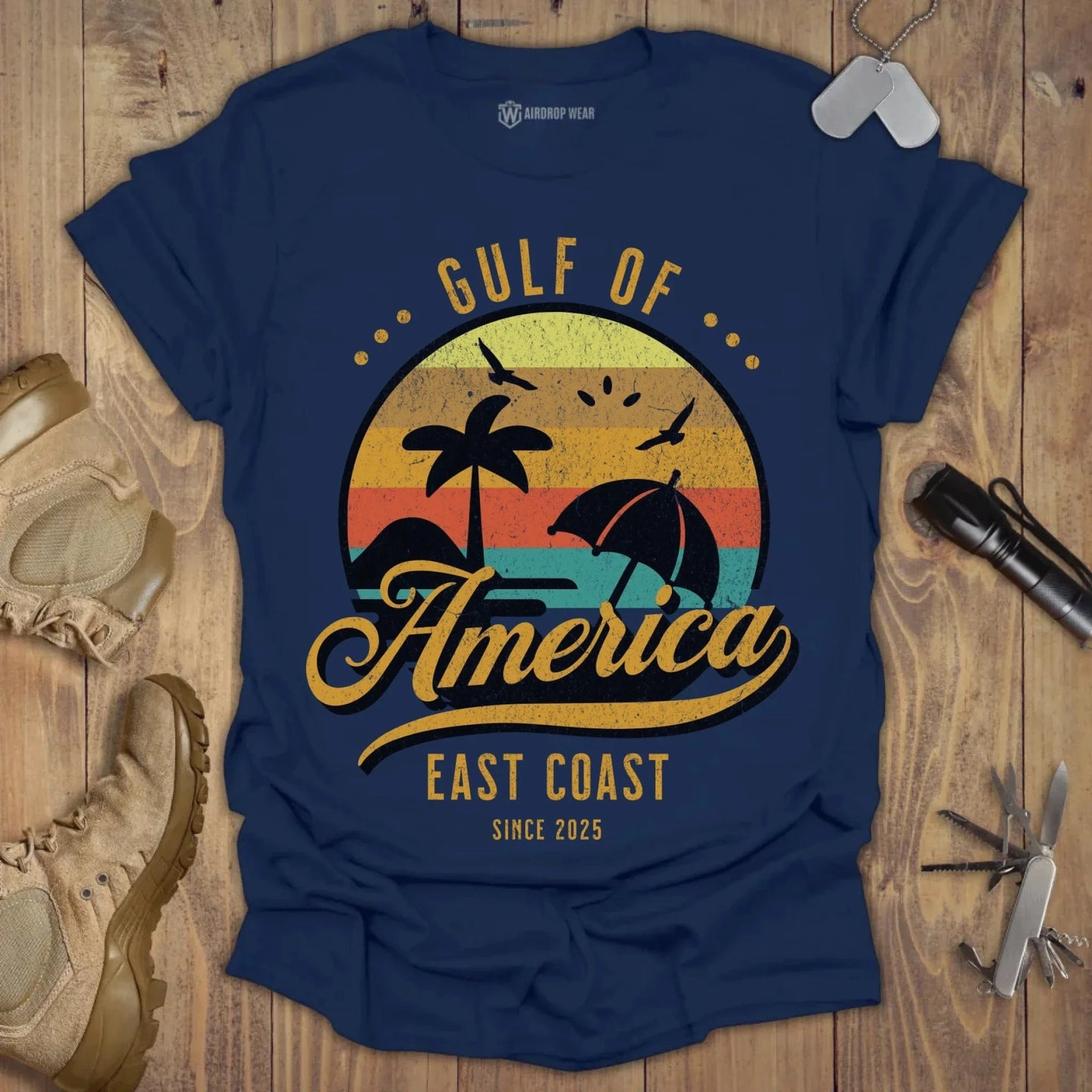 Gulf Of America T-shirt Navy