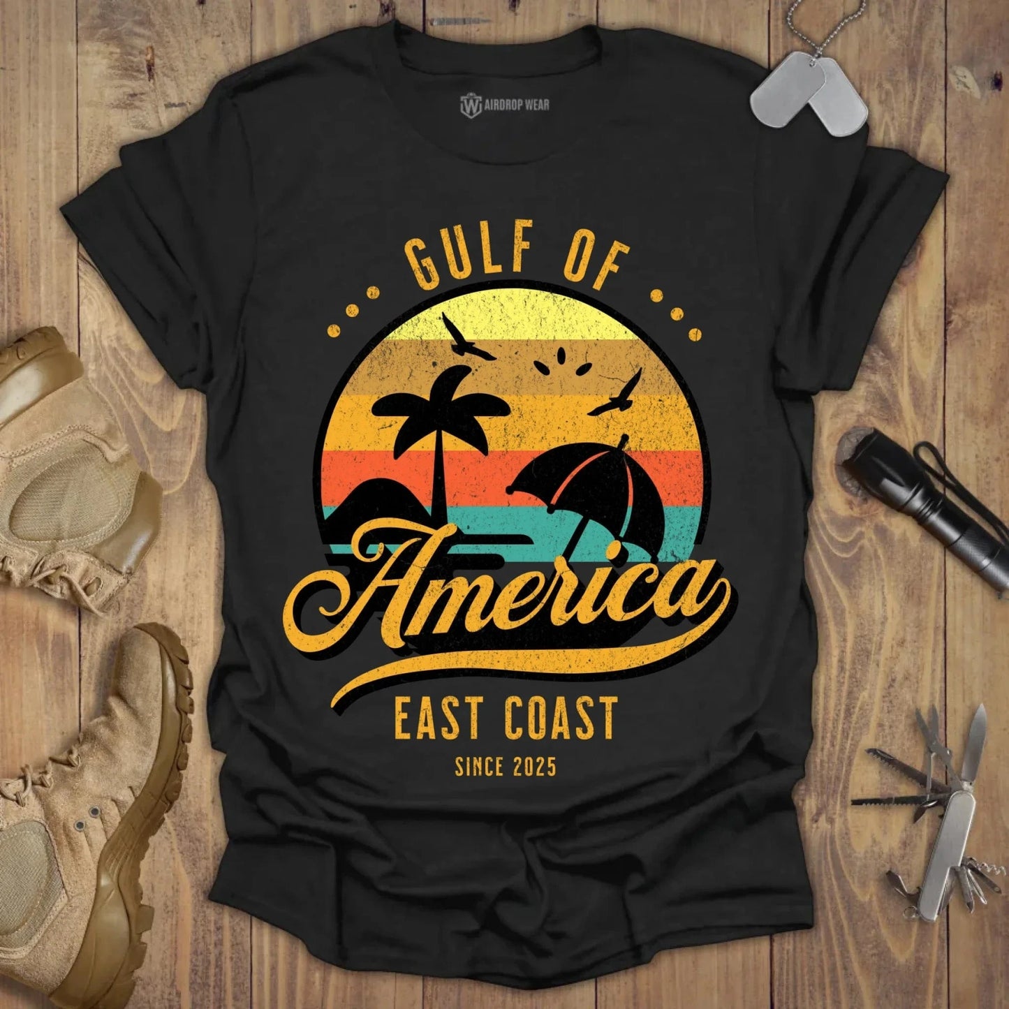 Gulf Of America T-shirt Black