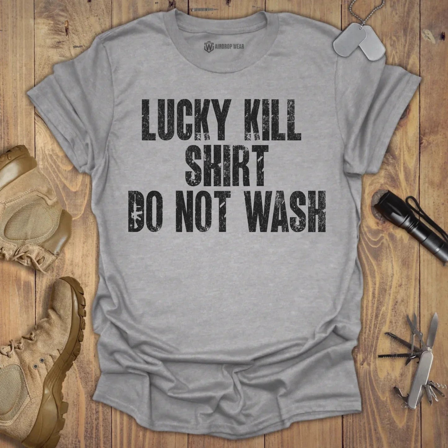 Lucky Kill T-shirt Sport Grey