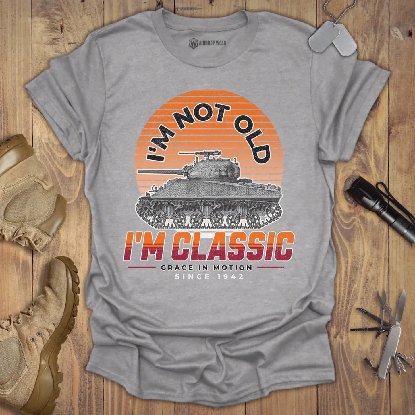 Grace In Motion T-shirt Sport Grey