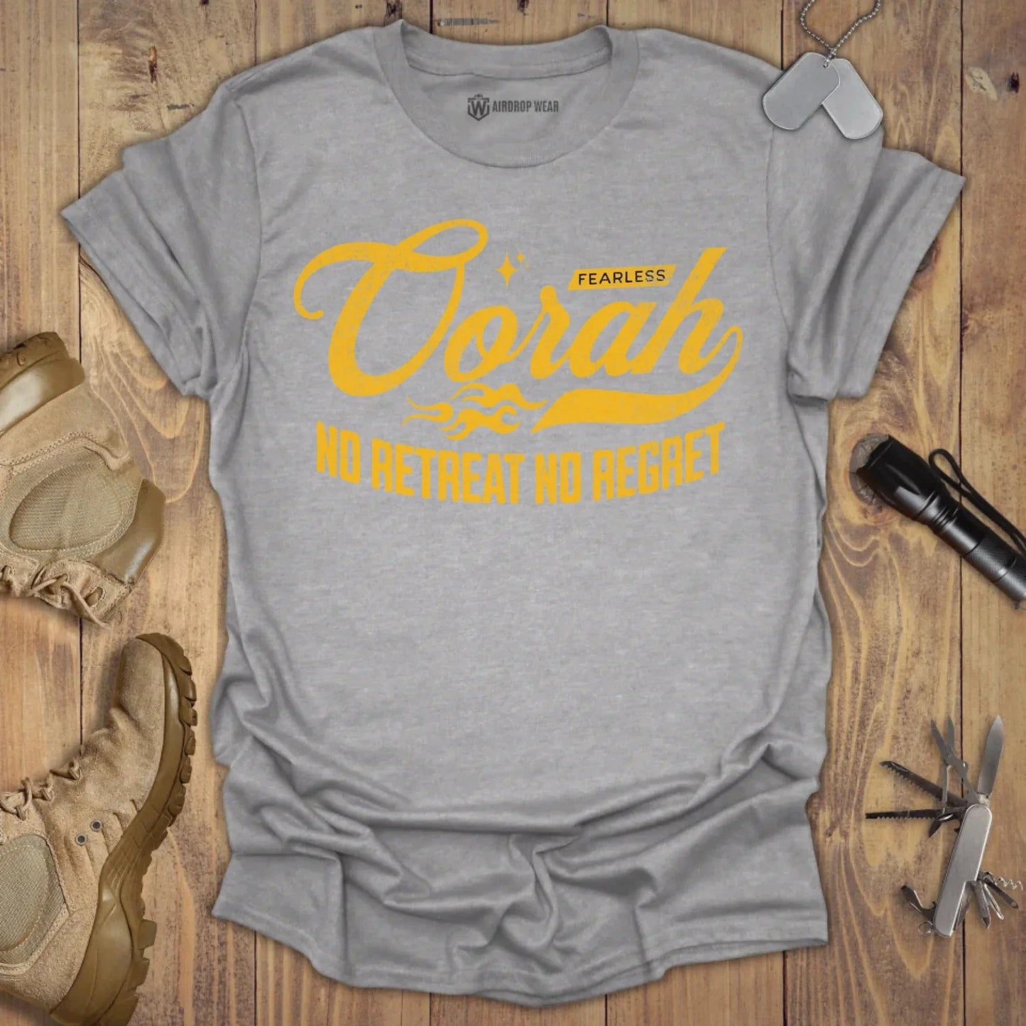 Oorah T-shirt Sport Grey