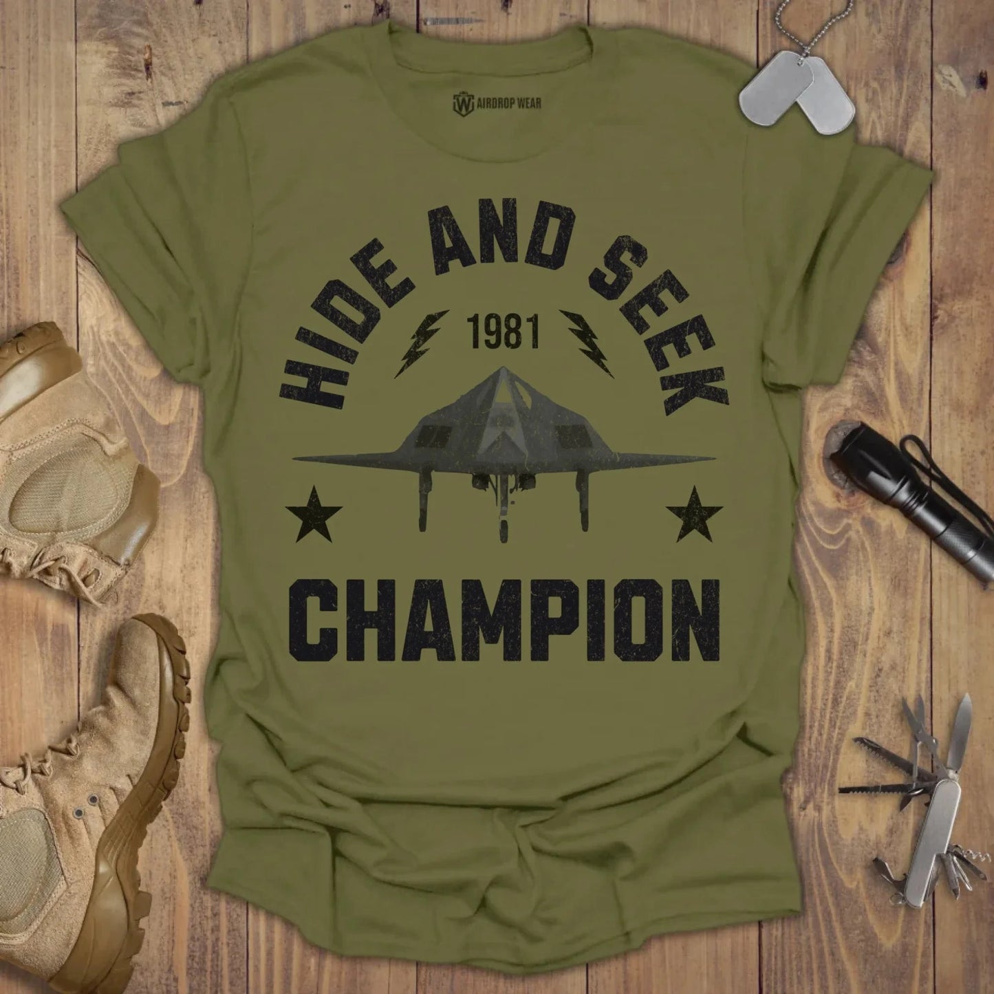 Hide And Seek T-shirt Military Green