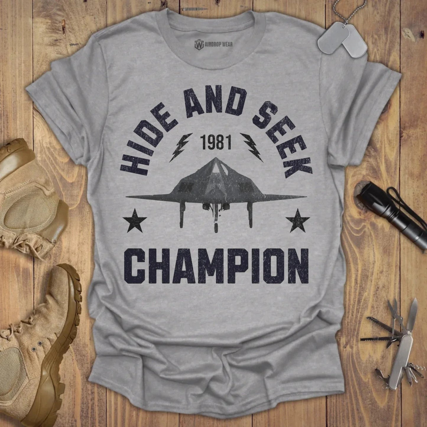 Hide And Seek T-shirt Sport Grey