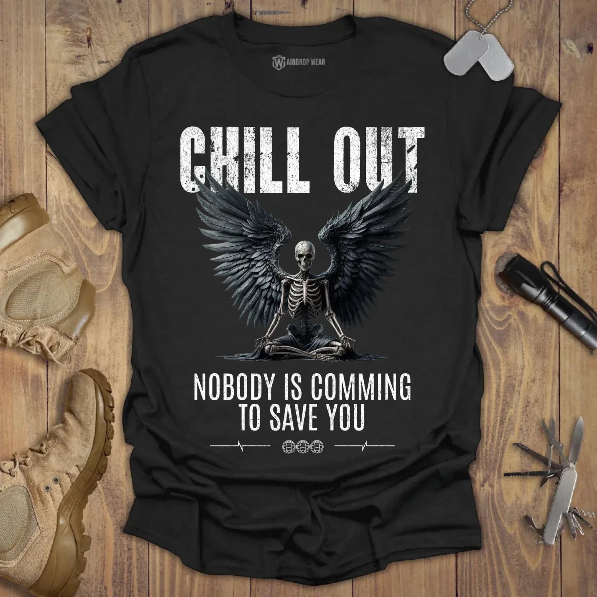 Chill Out T-shirt Black