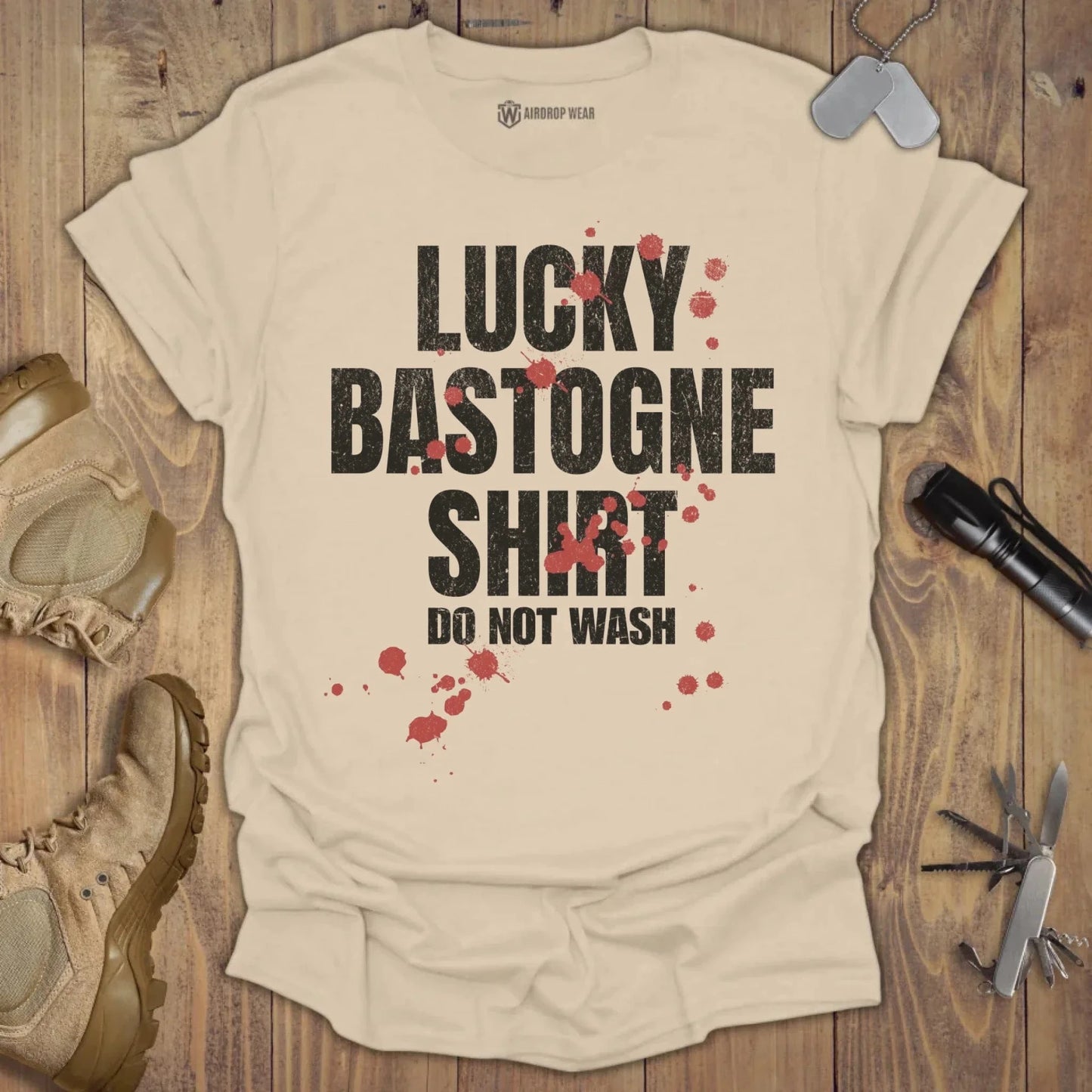 Lucky Bastogne T-shirt Sand