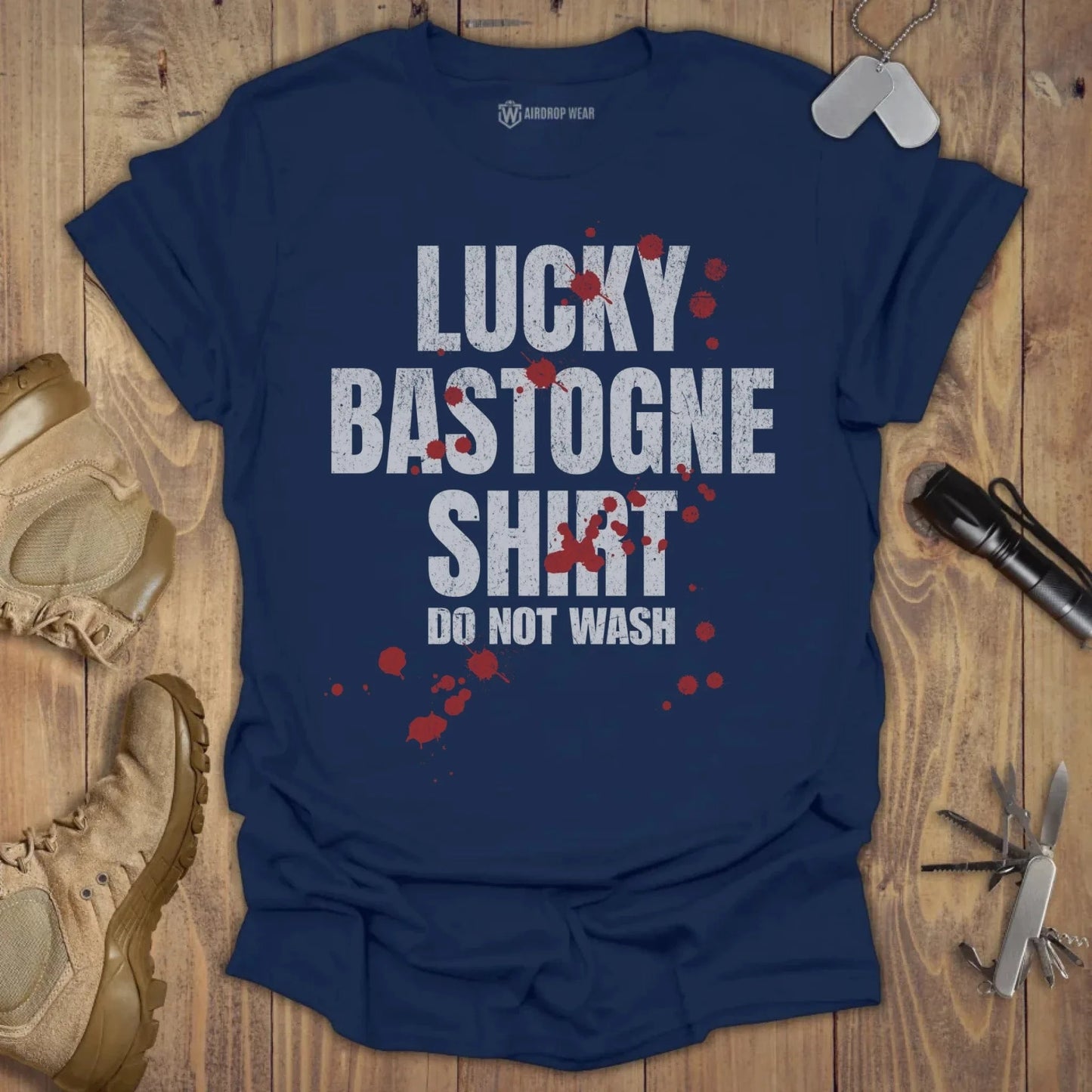 Lucky Bastogne T-shirt Navy