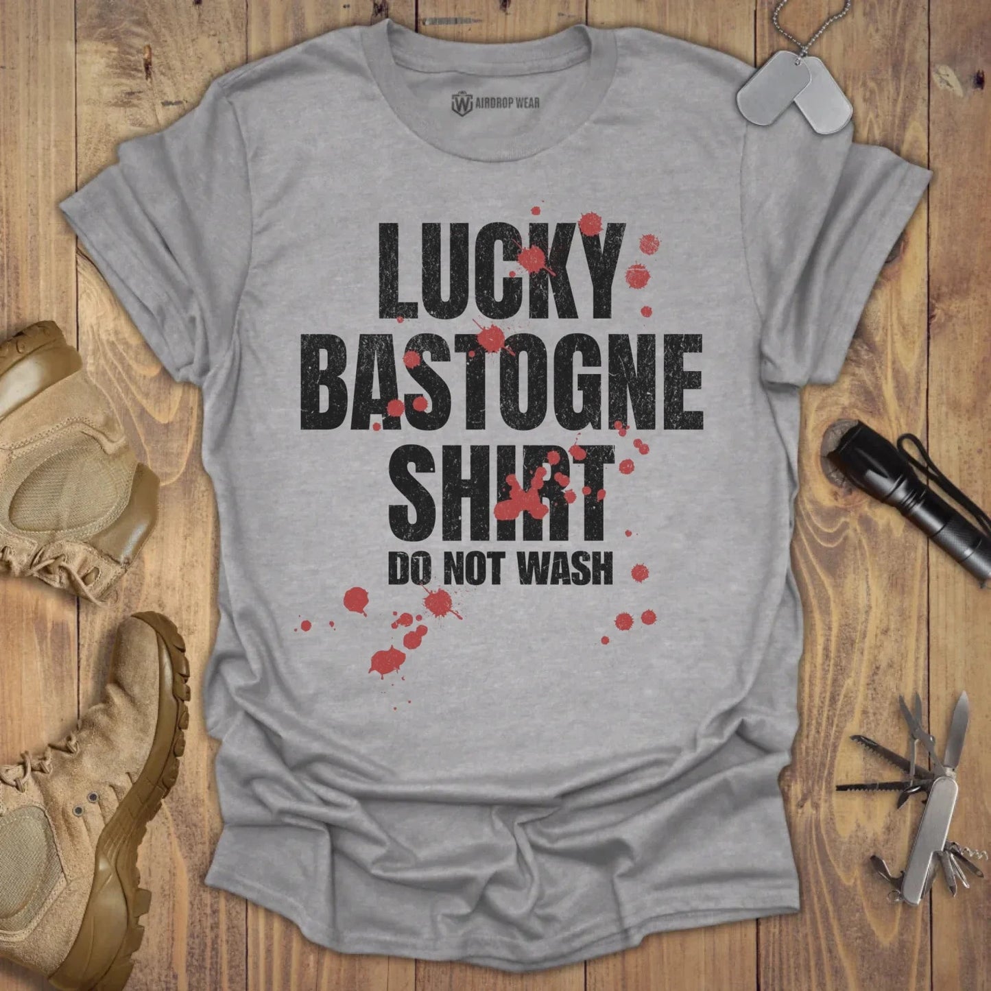 Lucky Bastogne T-shirt Sport Grey