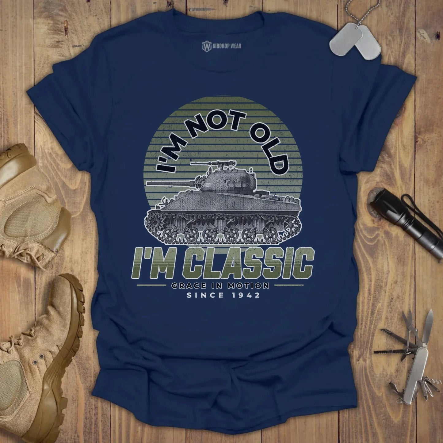 Grace In Motion T-shirt Navy