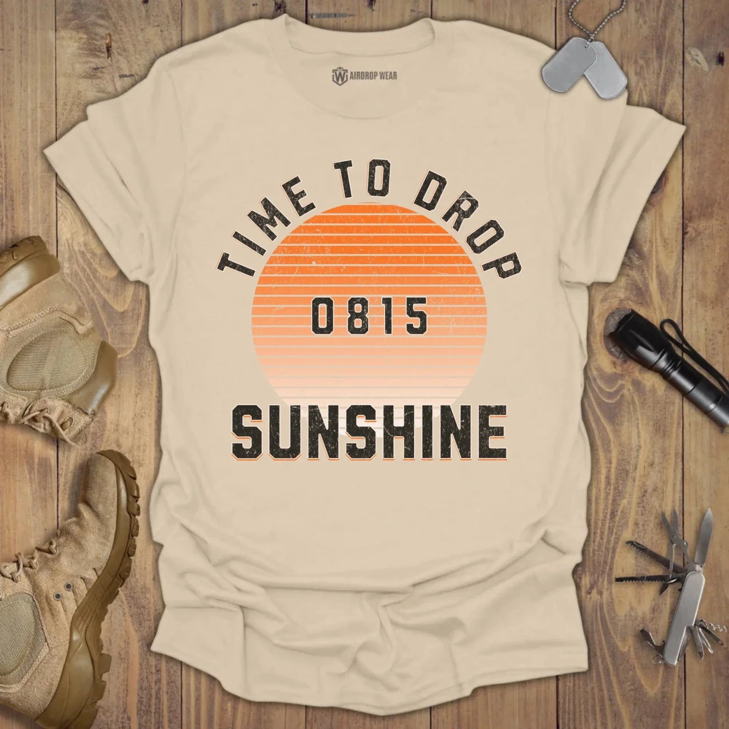 Time To Drop Sunshine T-shirt Sand
