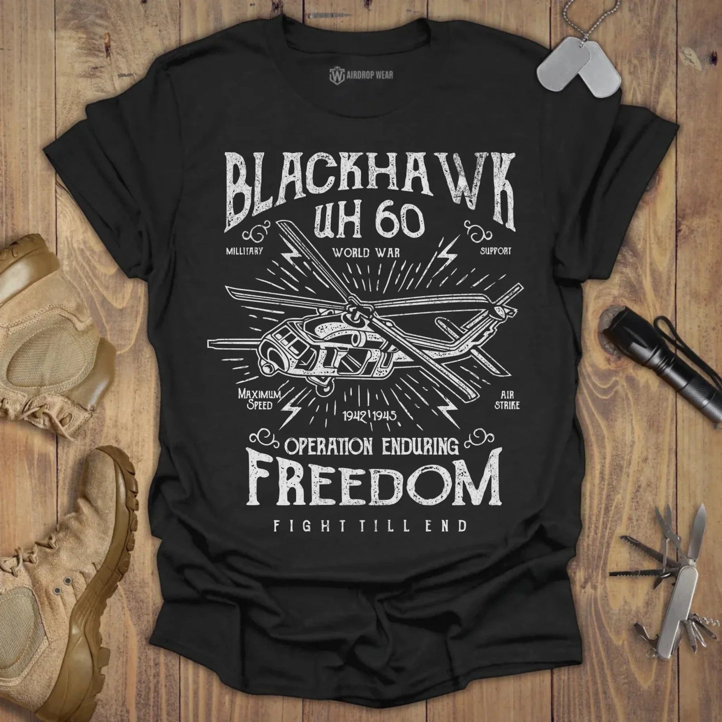 Blackhawk T-shirt Black