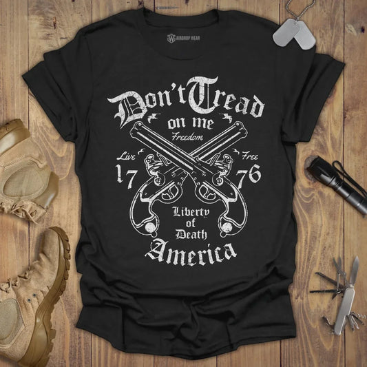 Don't Tread On Me T-shirt Black