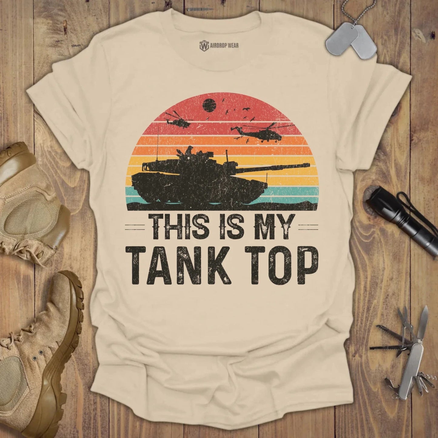 This Is My Tank Top T-shirt Sand