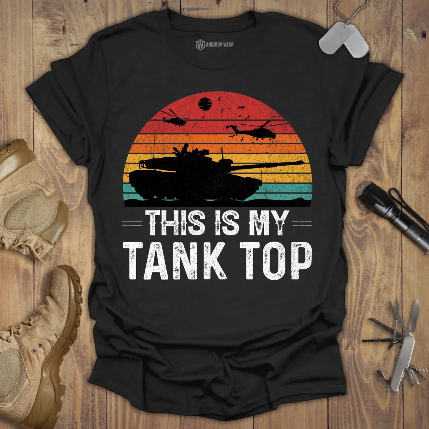This Is My Tank Top T-shirt Black